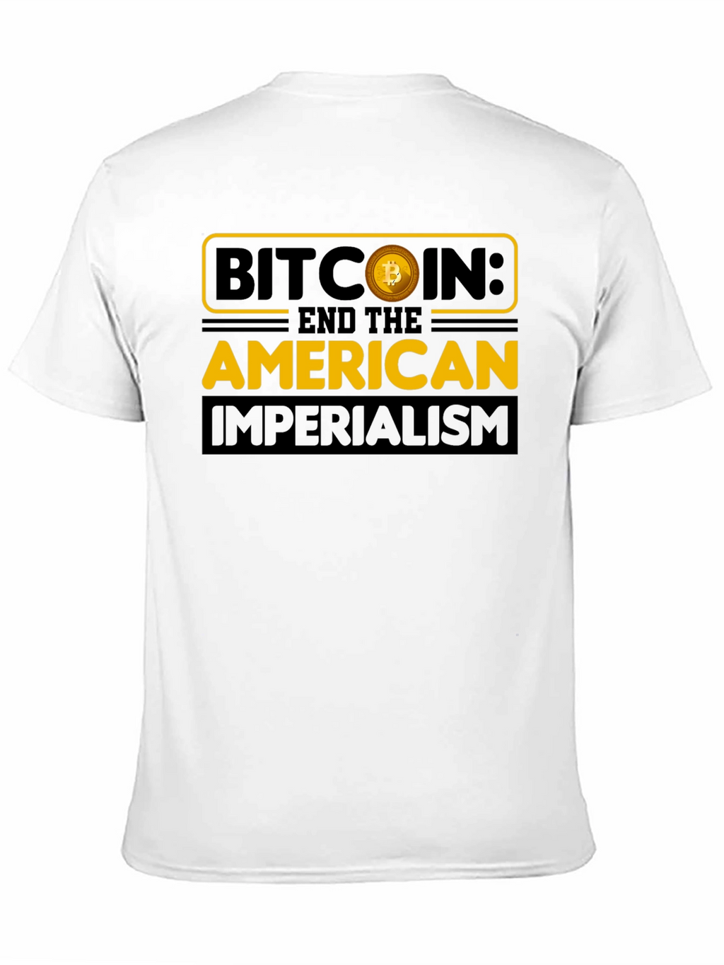 Camiseta Bitcoin: Fin al Imperialismo Americano