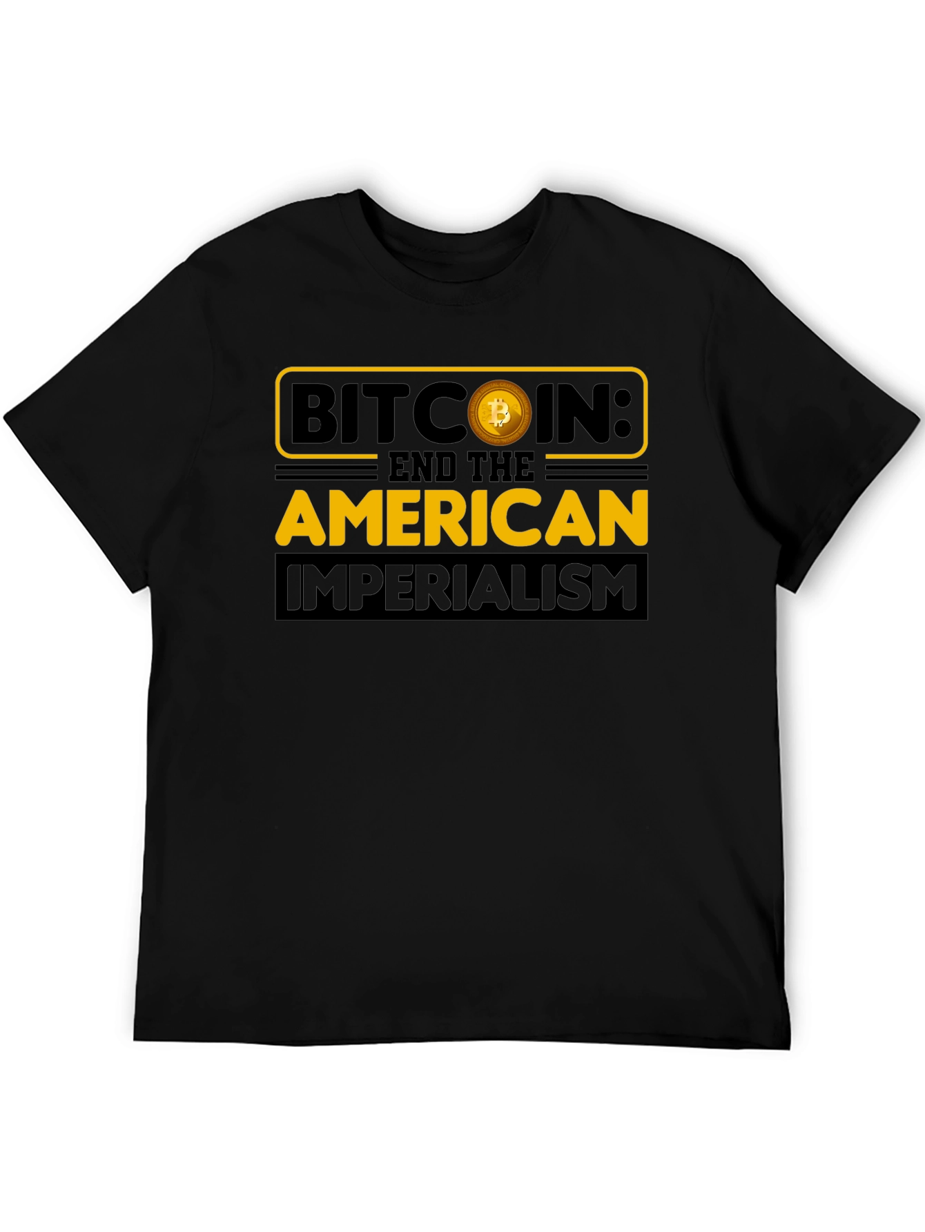 Camiseta Bitcoin: Fin al Imperialismo Americano
