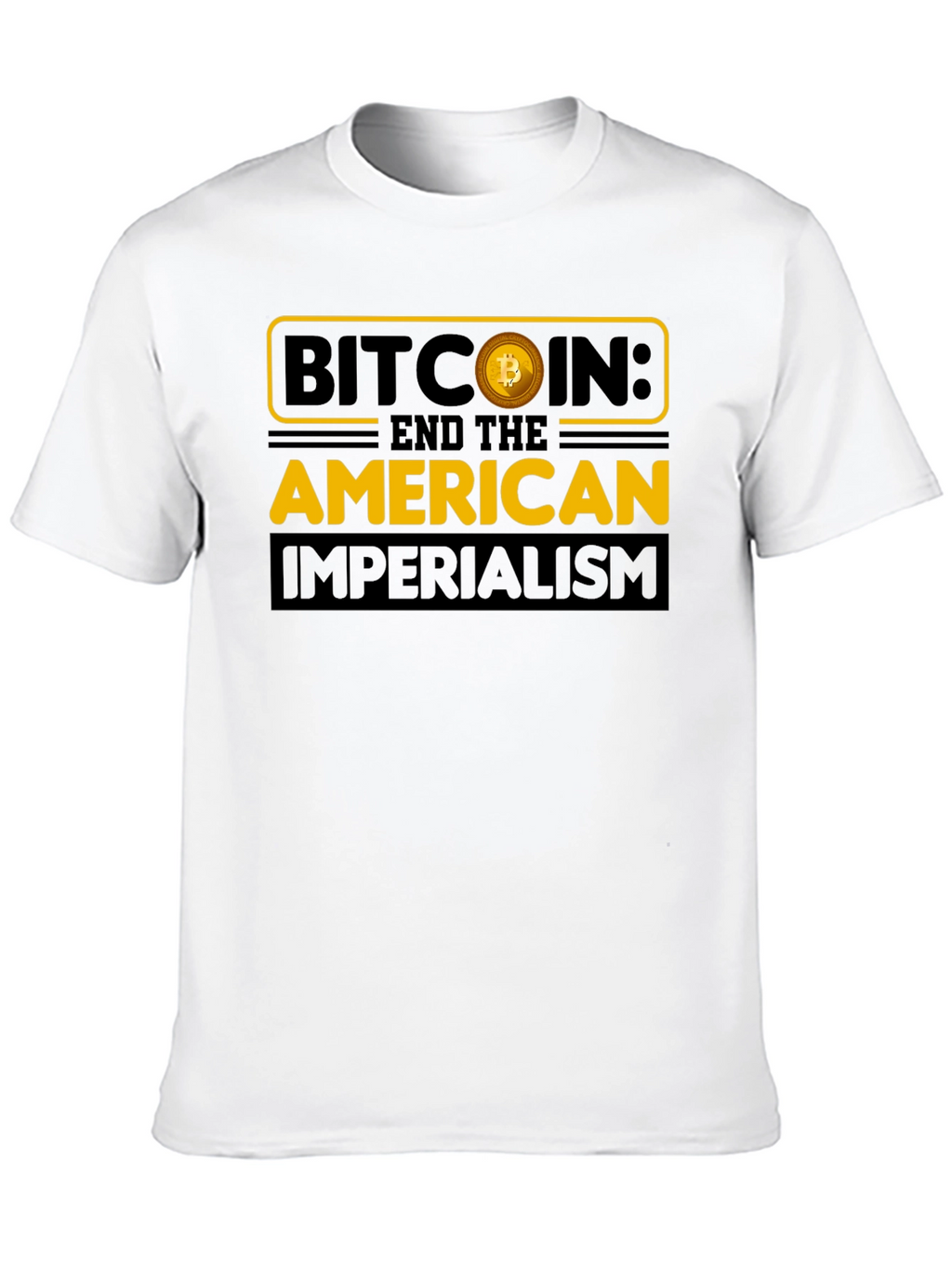 Camiseta Bitcoin: Fin al Imperialismo Americano