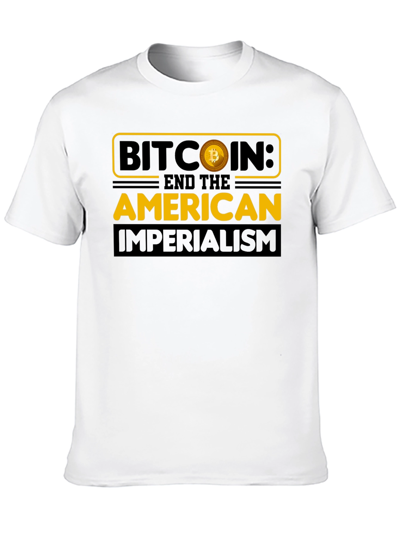 Camiseta Bitcoin: Fin al Imperialismo Americano