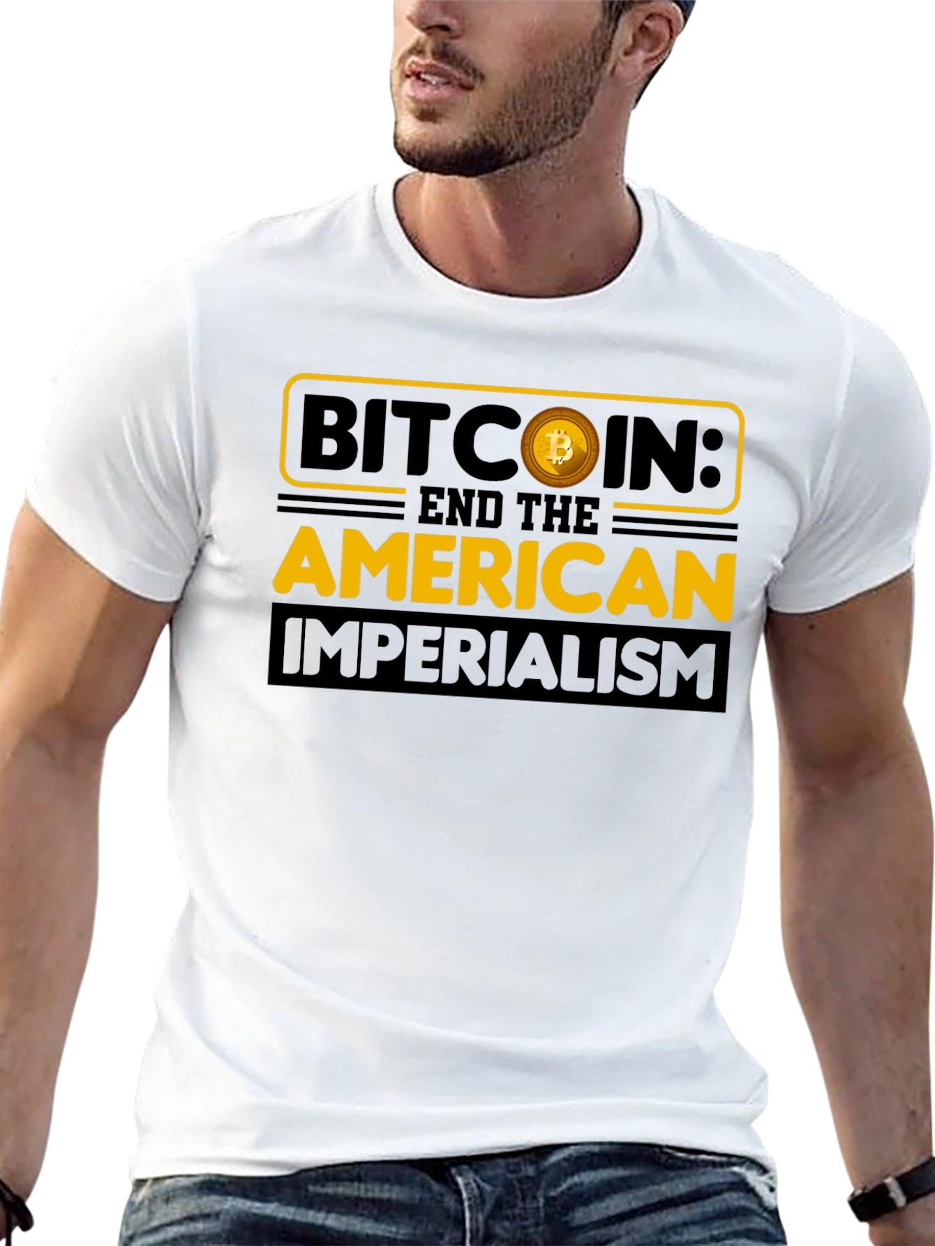 Camiseta Bitcoin: Fin al Imperialismo Americano