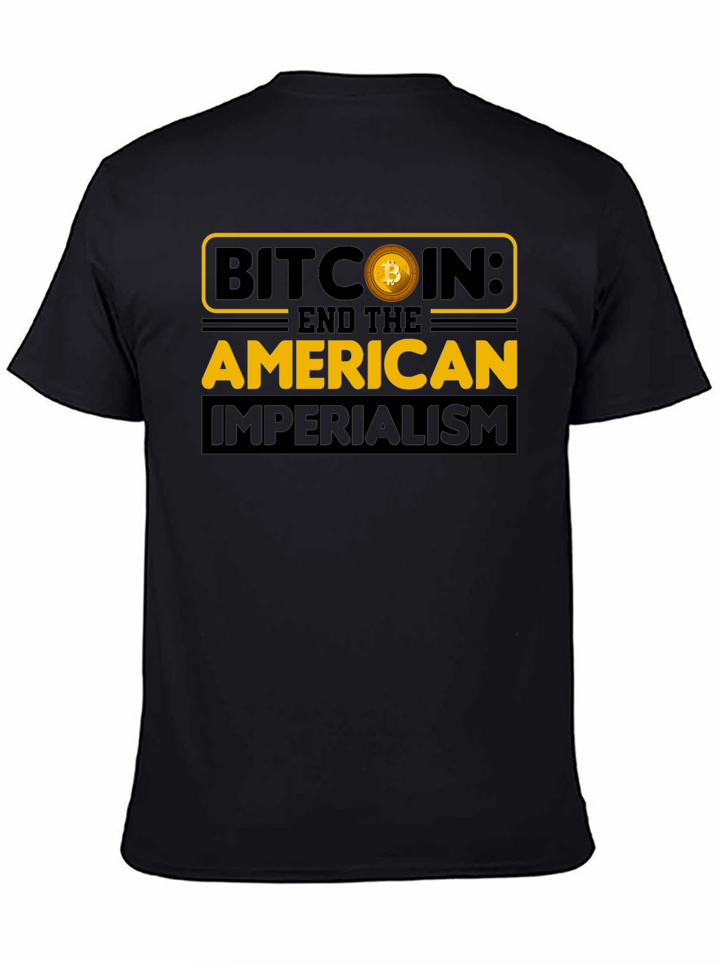 Camiseta Bitcoin: Fin al Imperialismo Americano