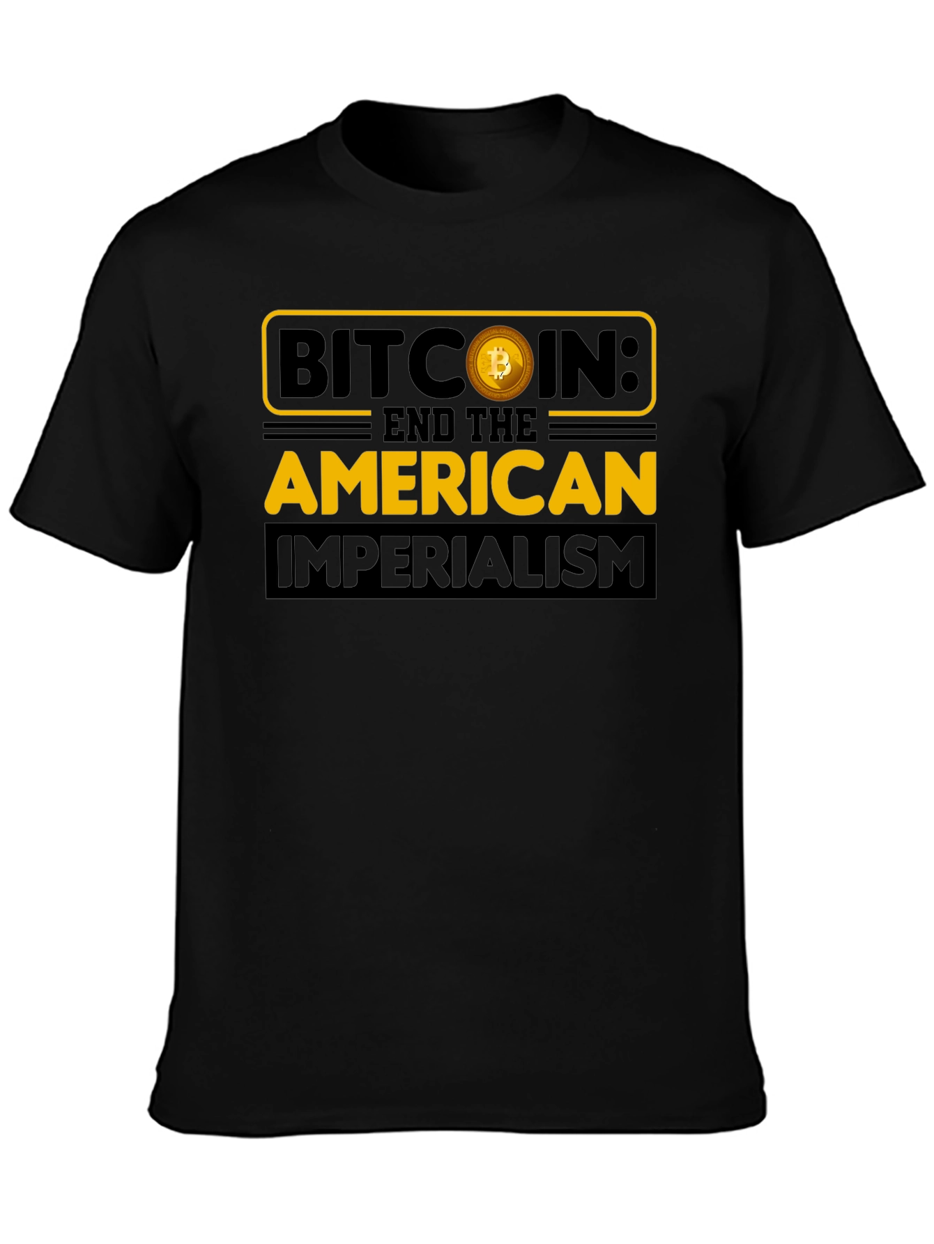 Camiseta Bitcoin: Fin al Imperialismo Americano