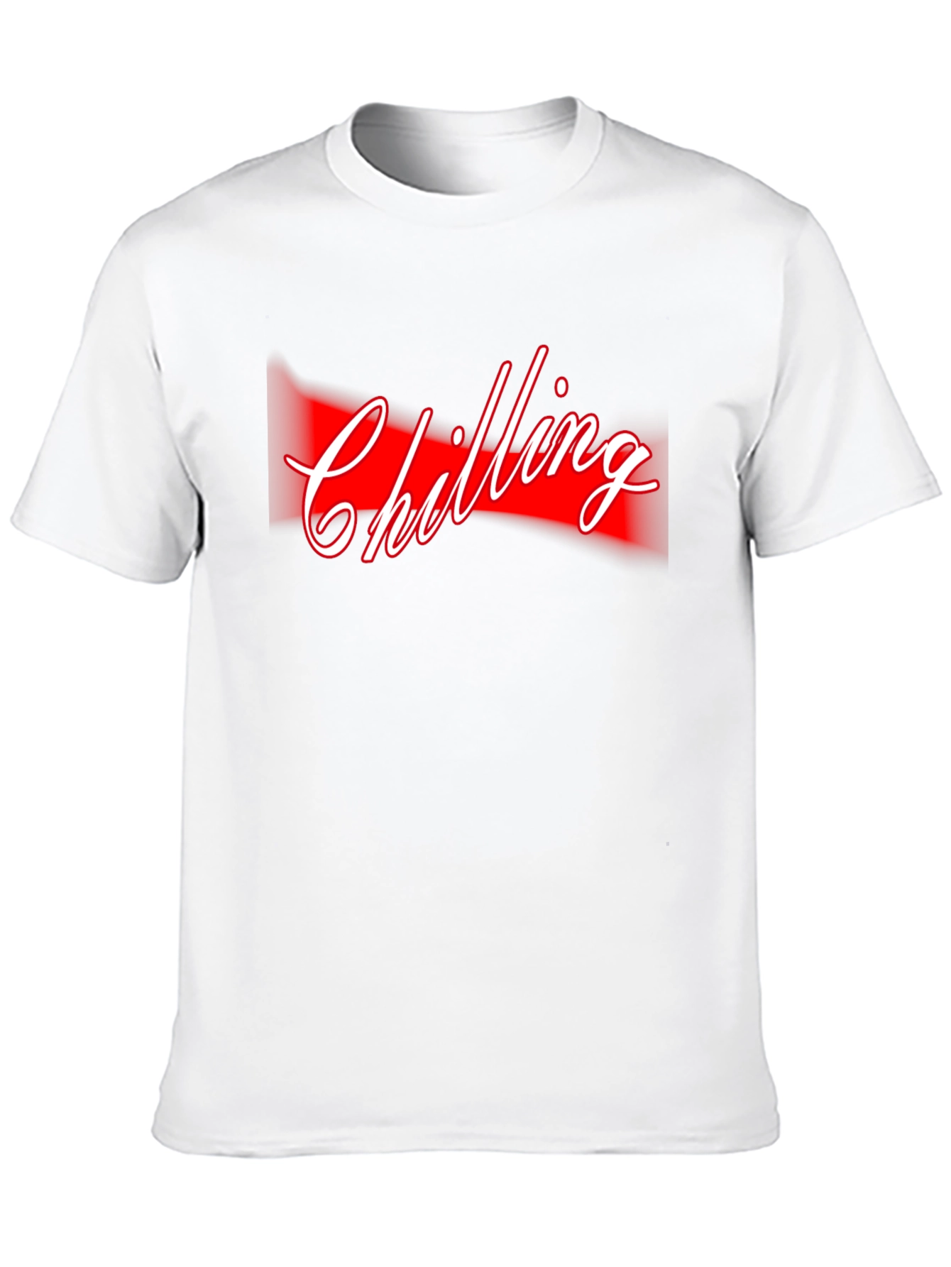 Camiseta Negra Chilling con Diseño Vibrante