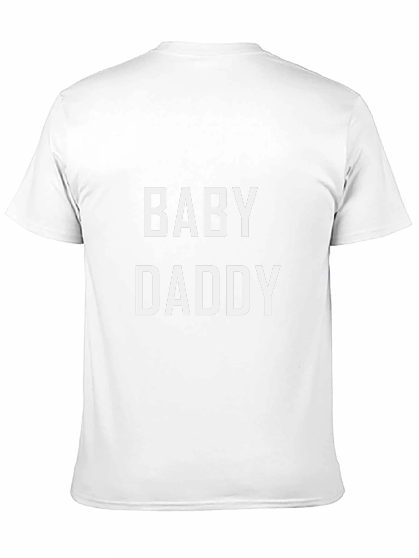 Camiseta Negra Baby Daddy para Hombre