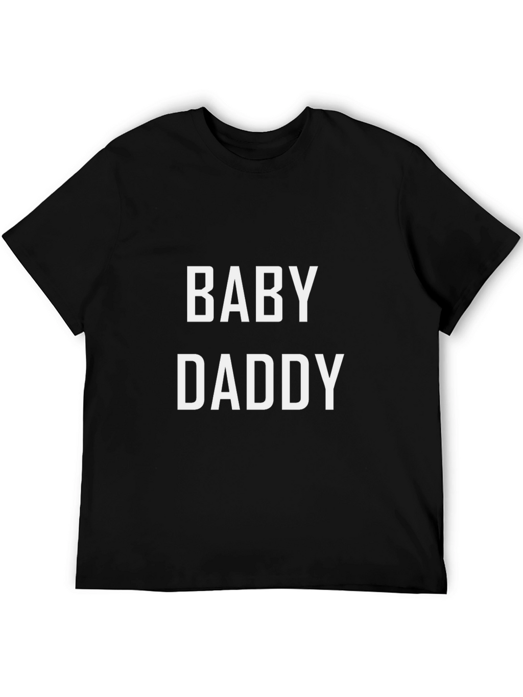 Camiseta Negra Baby Daddy para Hombre