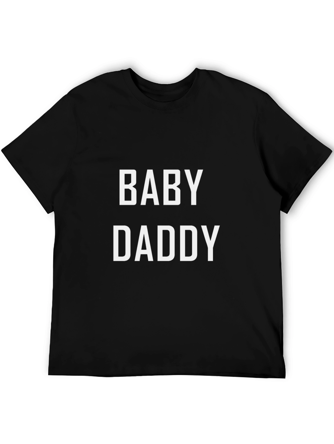 Camiseta Negra Baby Daddy para Hombre