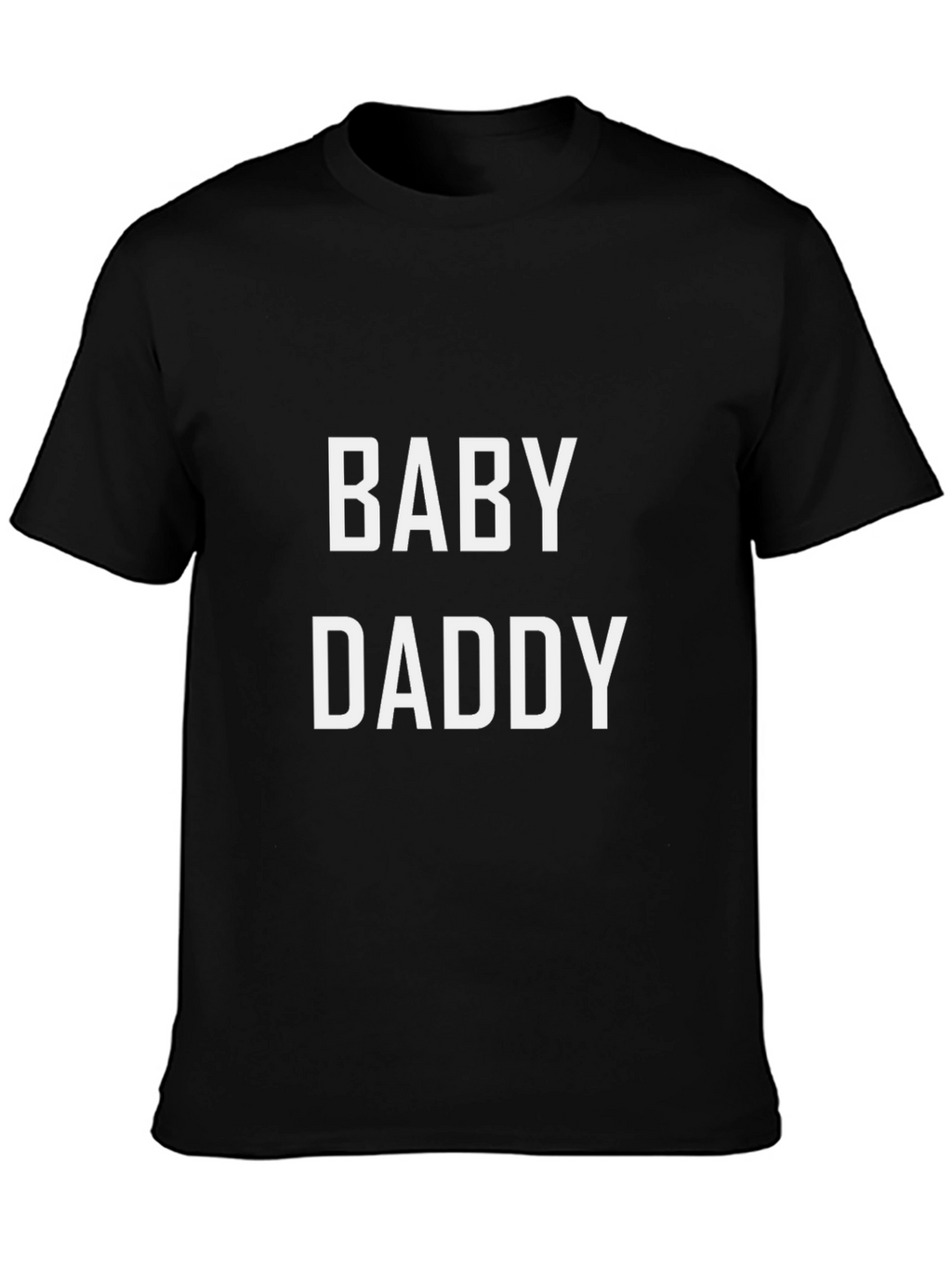 Camiseta Negra Baby Daddy para Hombre