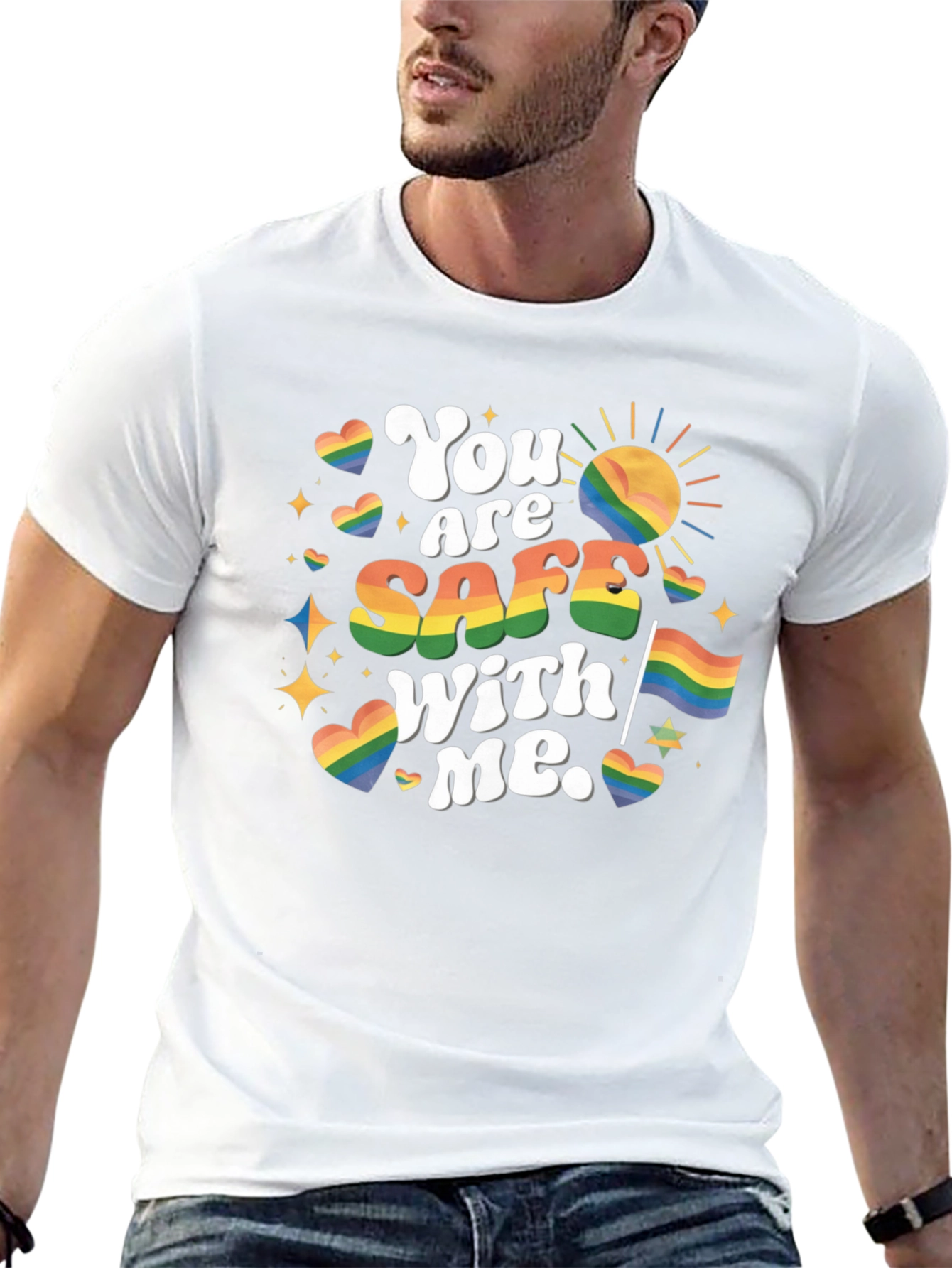Camiseta LGBT: Estás Seguro Conmigo