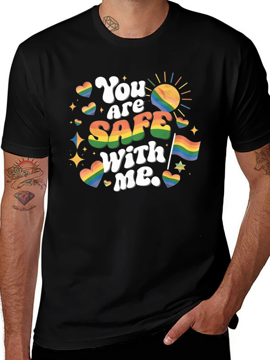 Camiseta LGBT: Estás Seguro Conmigo