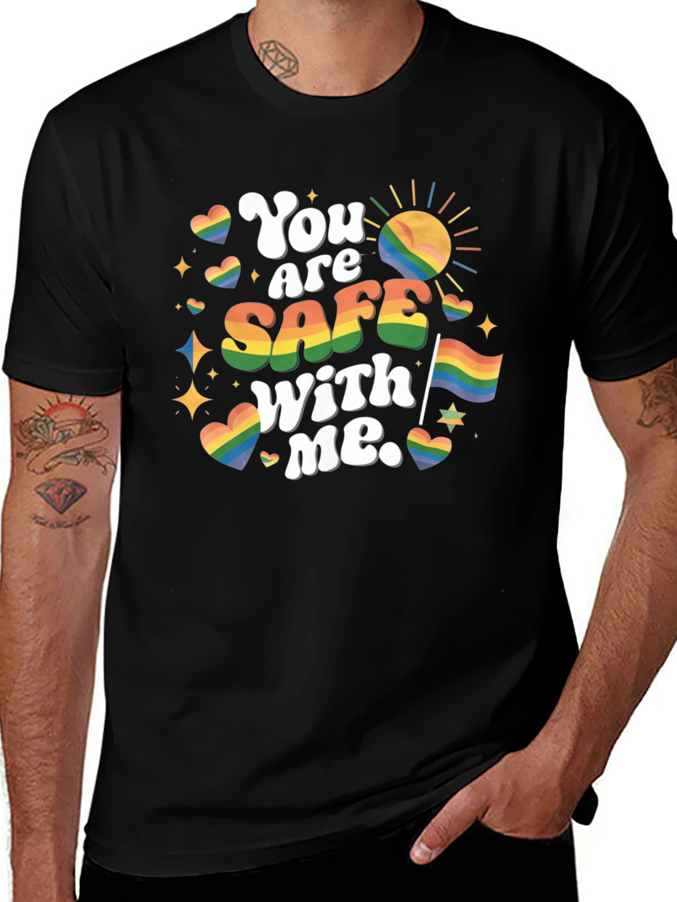 Camiseta LGBT: Estás Seguro Conmigo