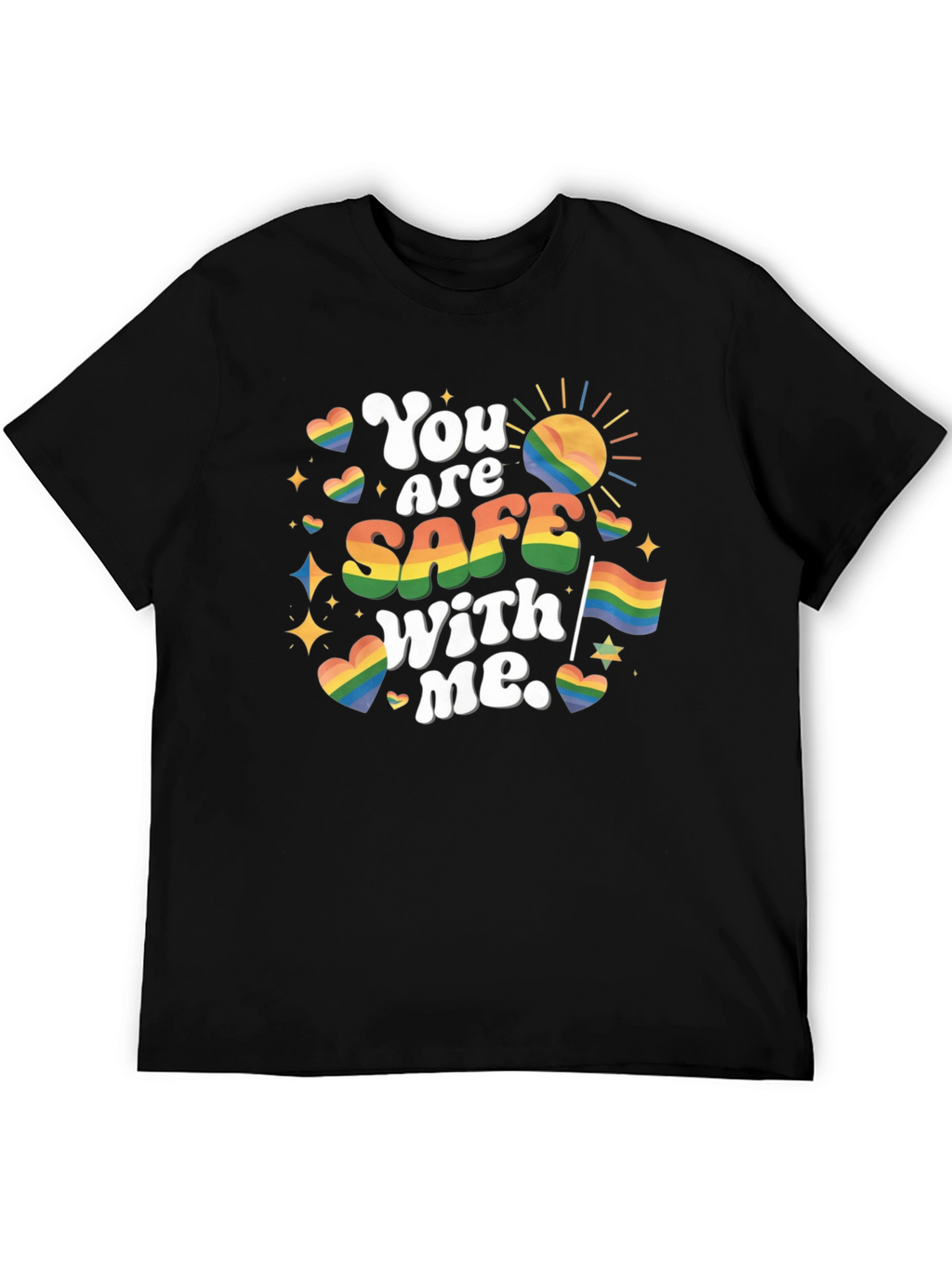 Camiseta LGBT: Estás Seguro Conmigo