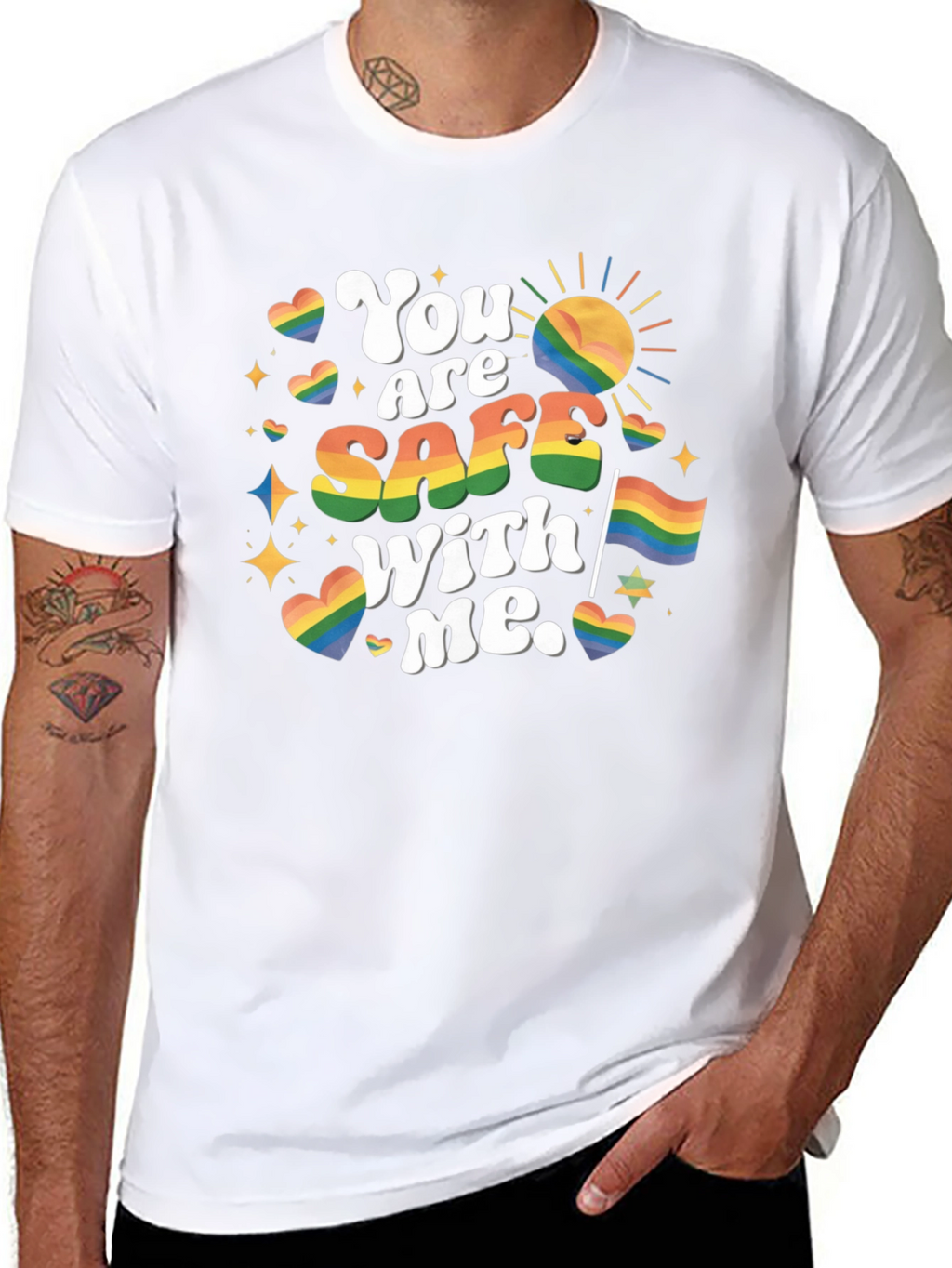 Camiseta LGBT: Estás Seguro Conmigo