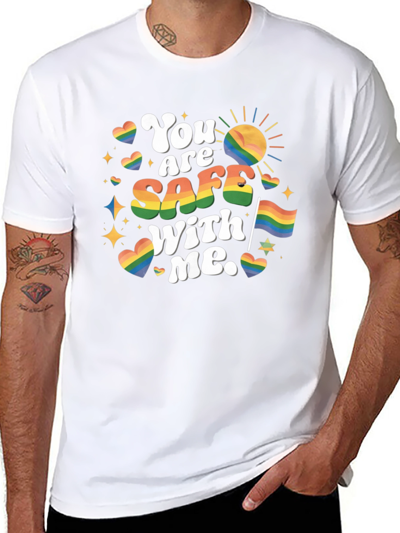 Camiseta LGBT: Estás Seguro Conmigo