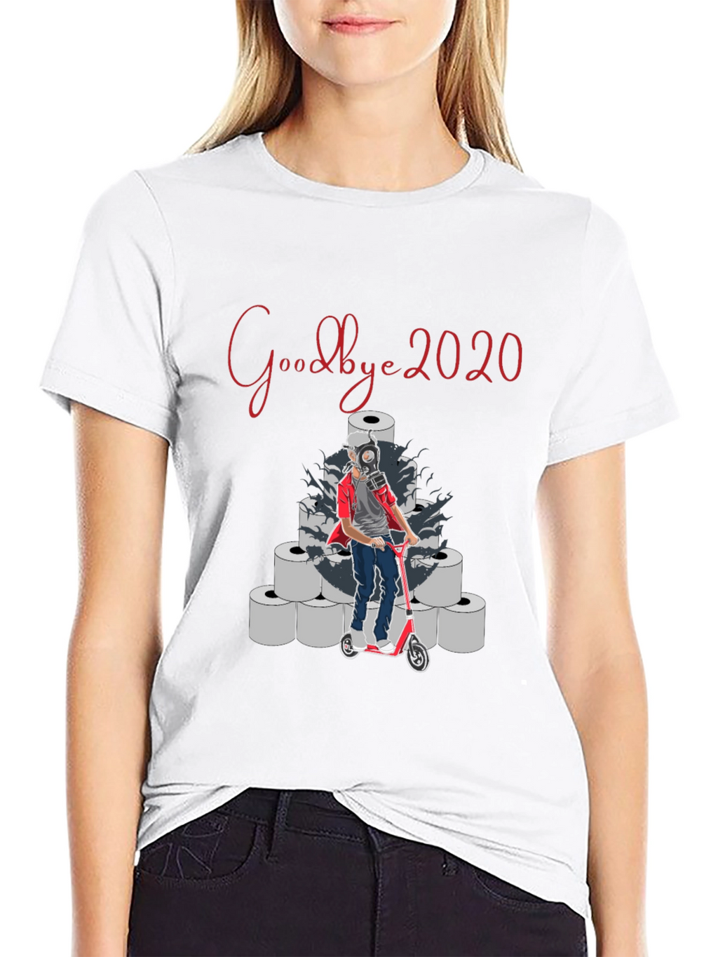 Camiseta Adiós 2020 Unisex Divertida