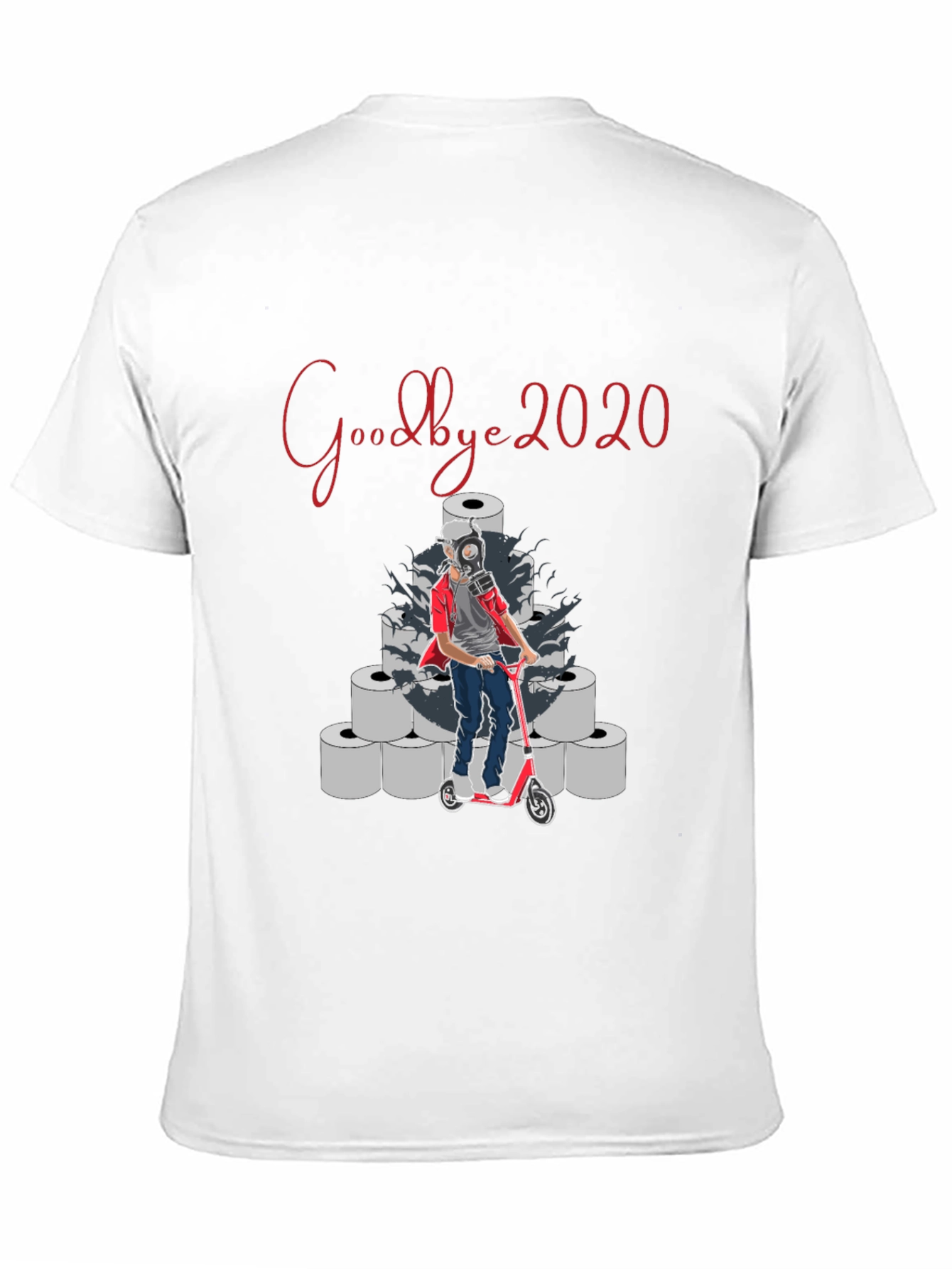 Camiseta Adiós 2020 Unisex Divertida