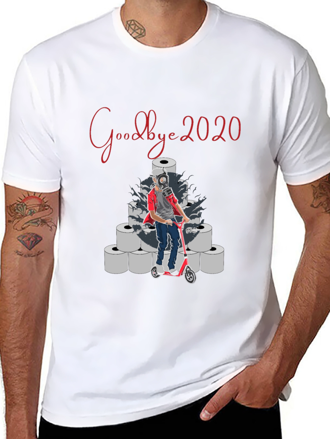 Camiseta Adiós 2020 Unisex Divertida