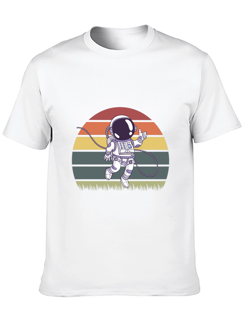 Camiseta Astronauta Retro - Diseño Espacial