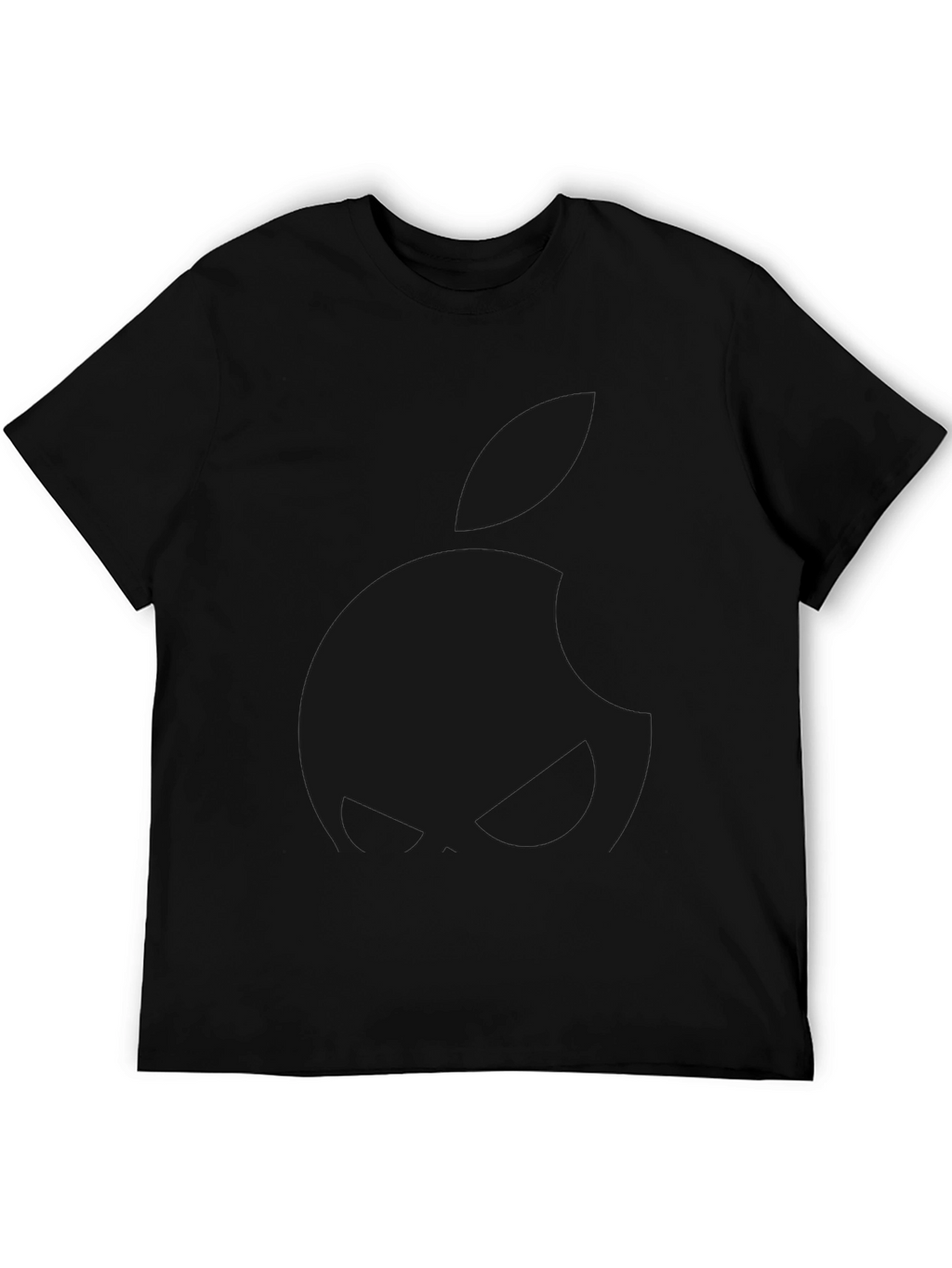 Camiseta Negra Clásica de Algodón