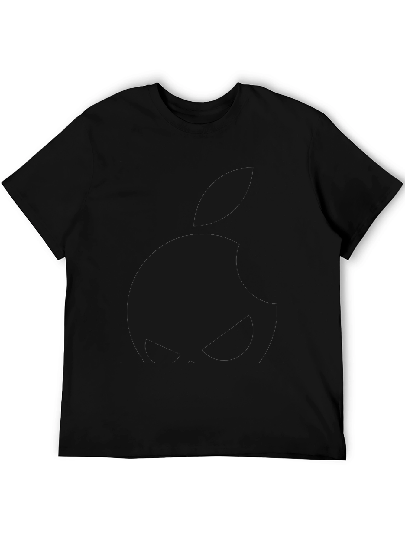 Camiseta Negra Clásica de Algodón