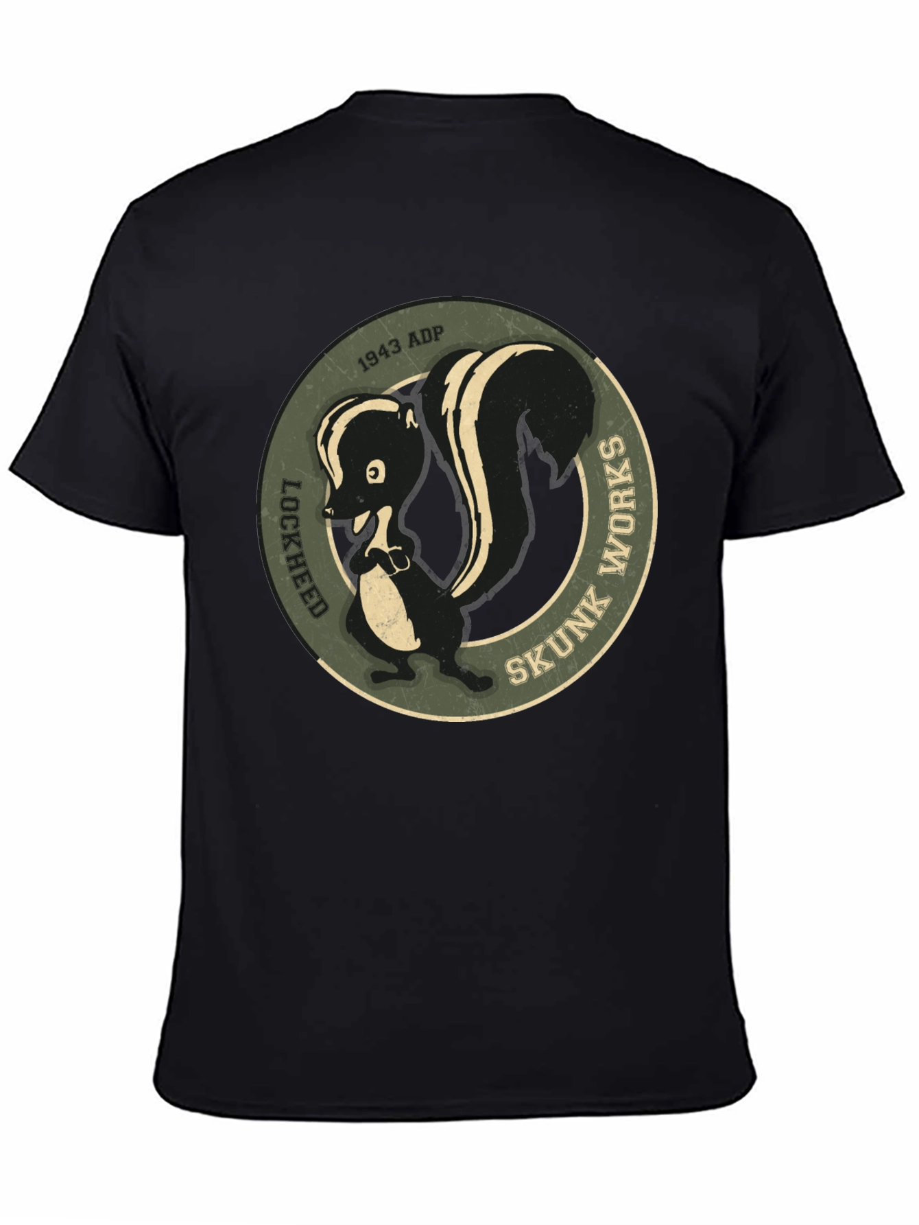Camiseta Hombre Negra Skunk Works 1943 ADP