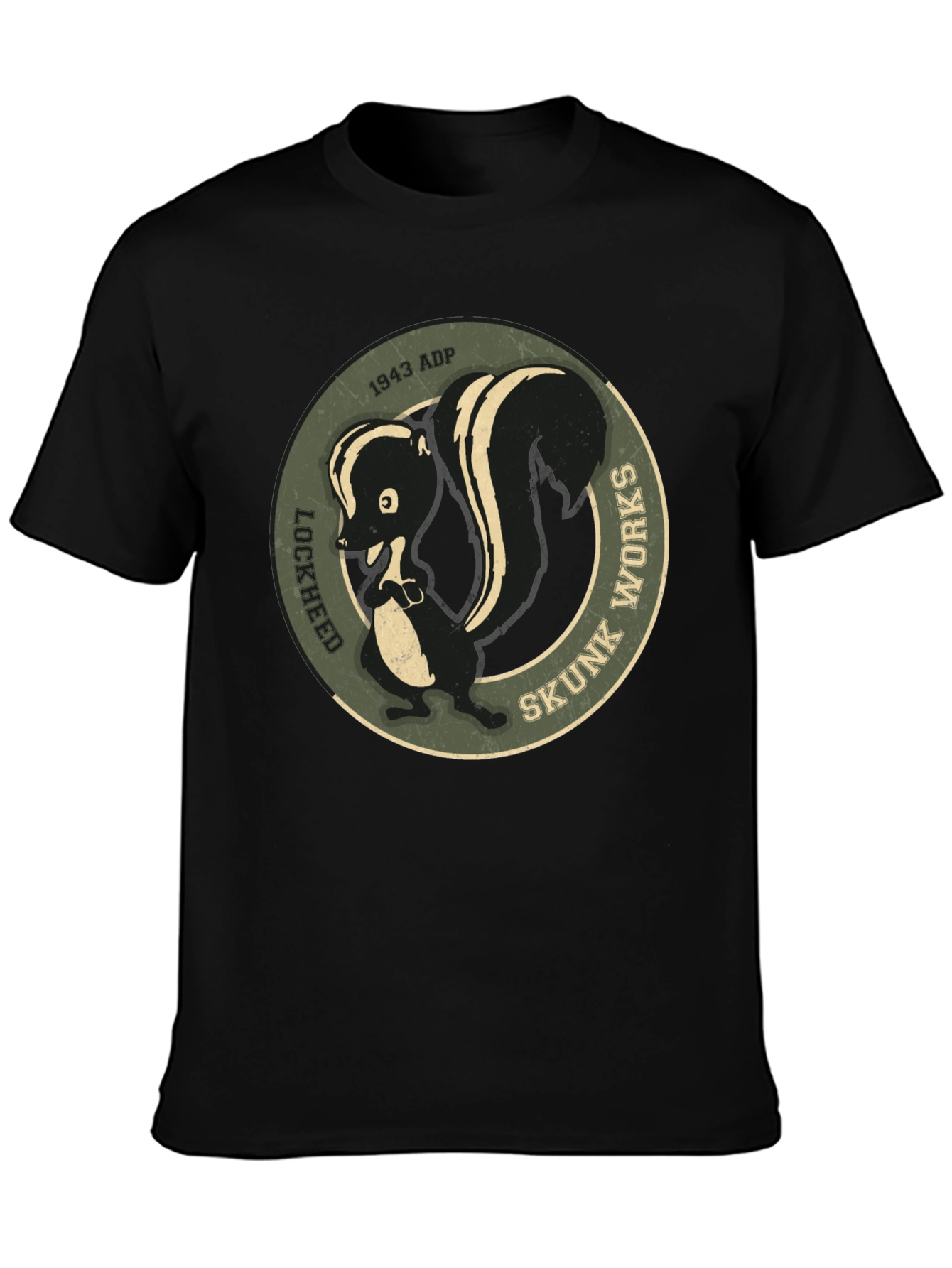Camiseta Hombre Negra Skunk Works 1943 ADP