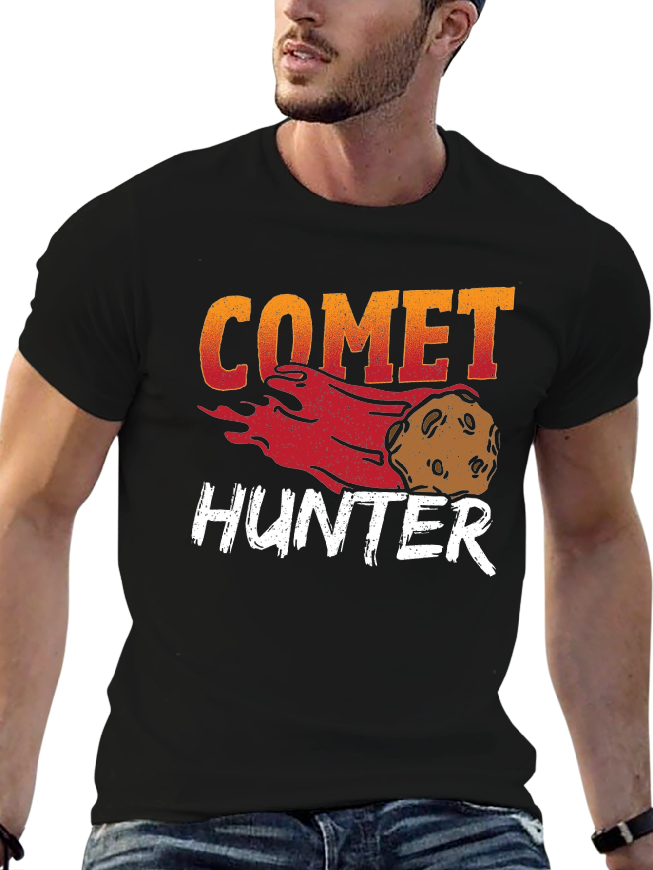 Camiseta Cazador de Cometas Negra Hombre