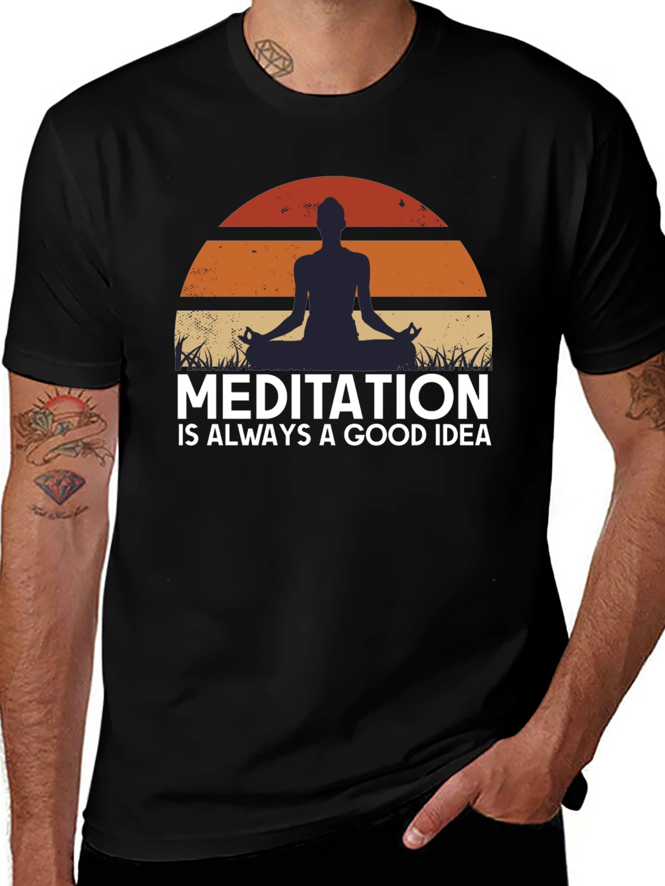 Camiseta Meditación Buena Idea Relax
