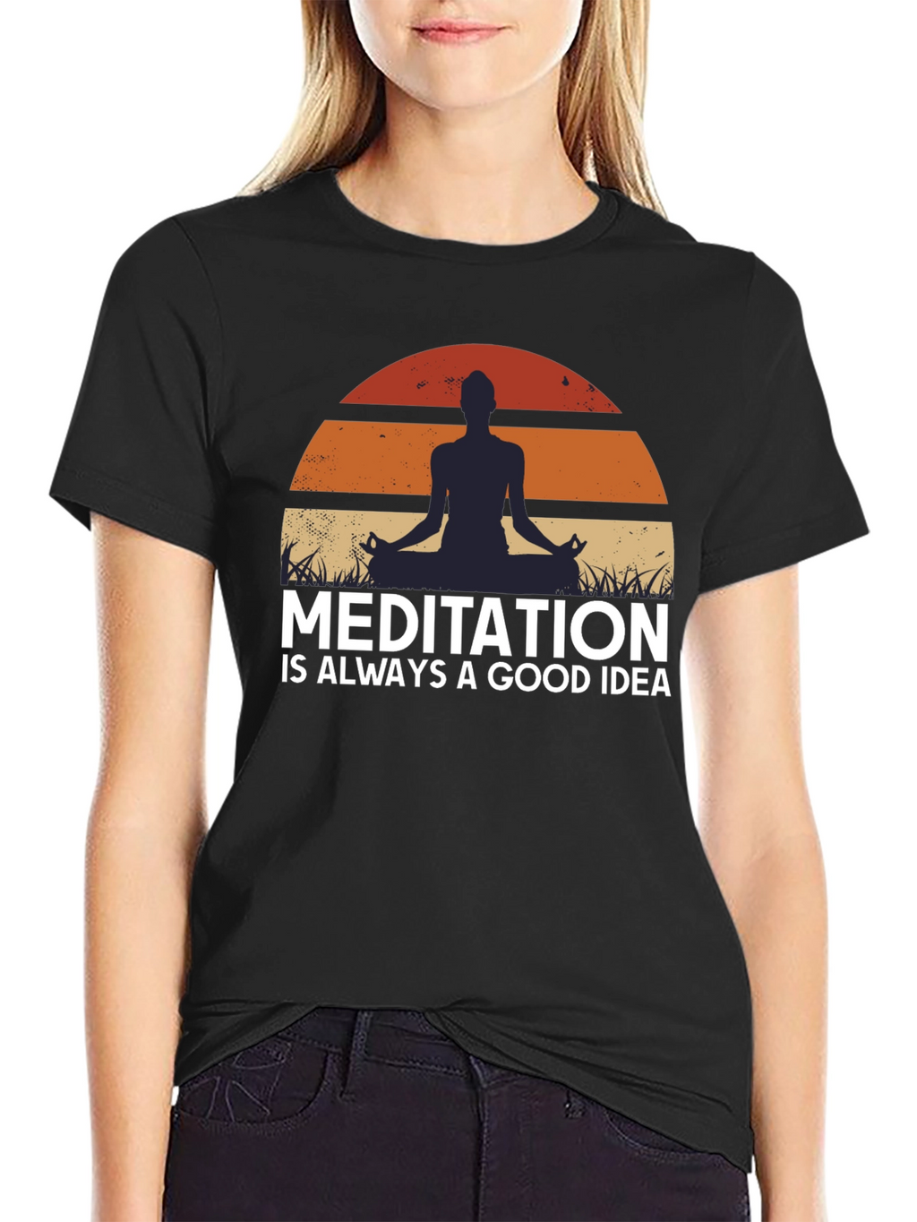 Camiseta Meditación Buena Idea Relax