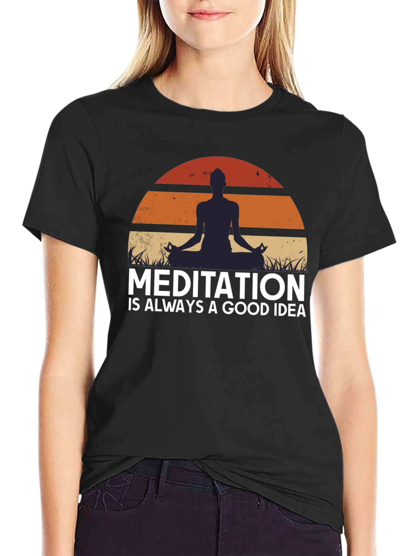 Camiseta Meditación Buena Idea Relax