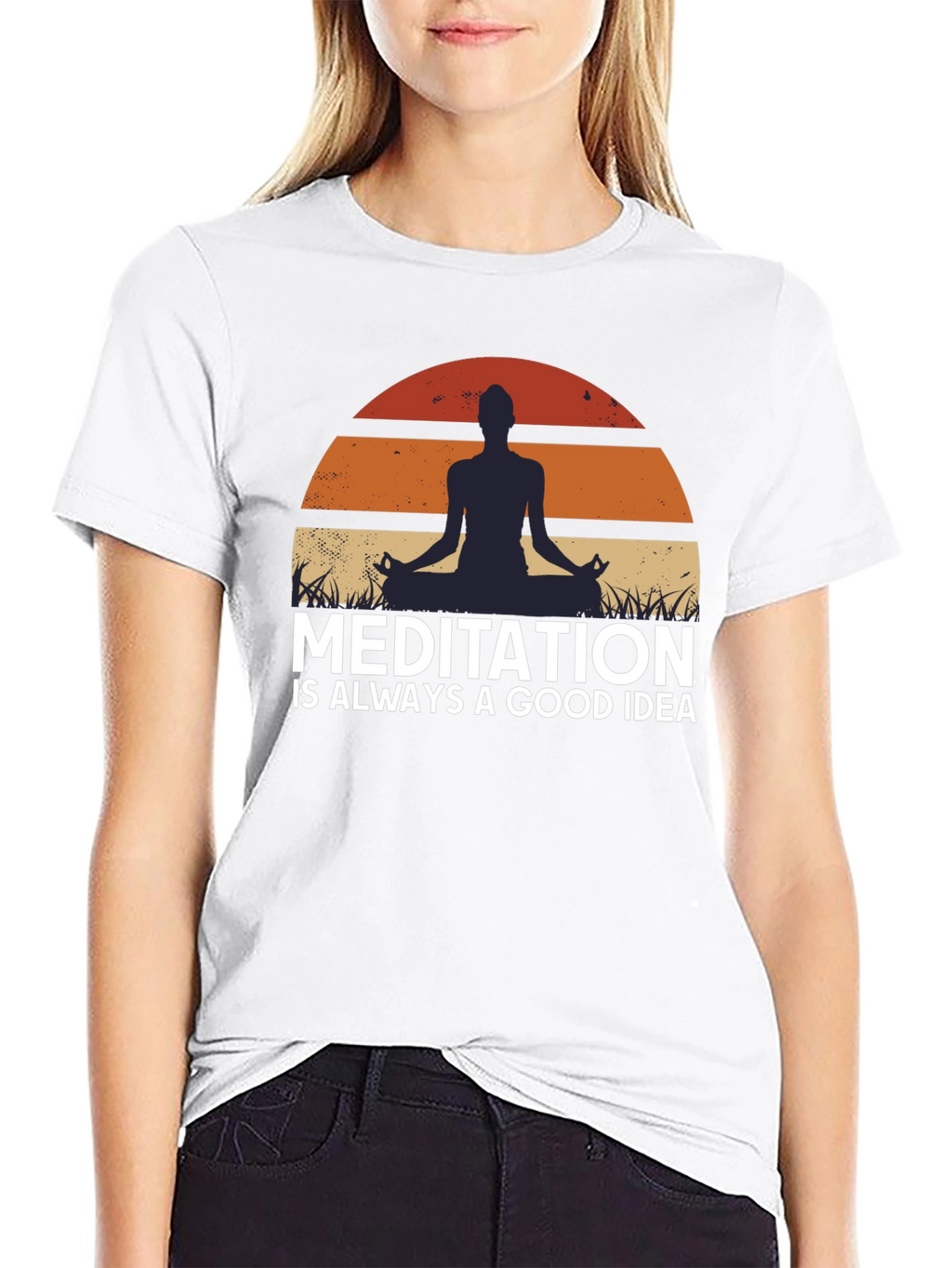 Camiseta Meditación Buena Idea Relax