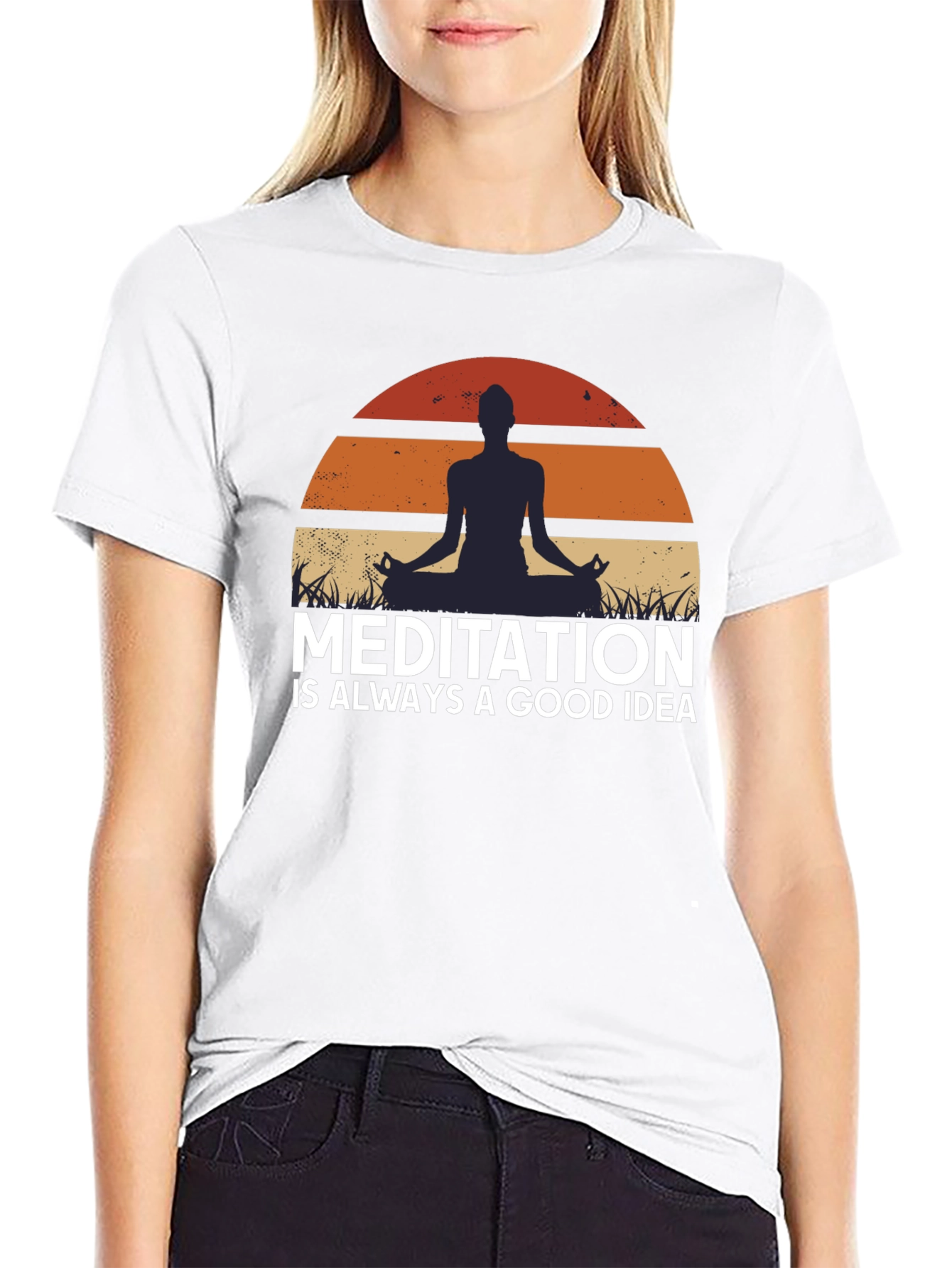 Camiseta Meditación Buena Idea Relax