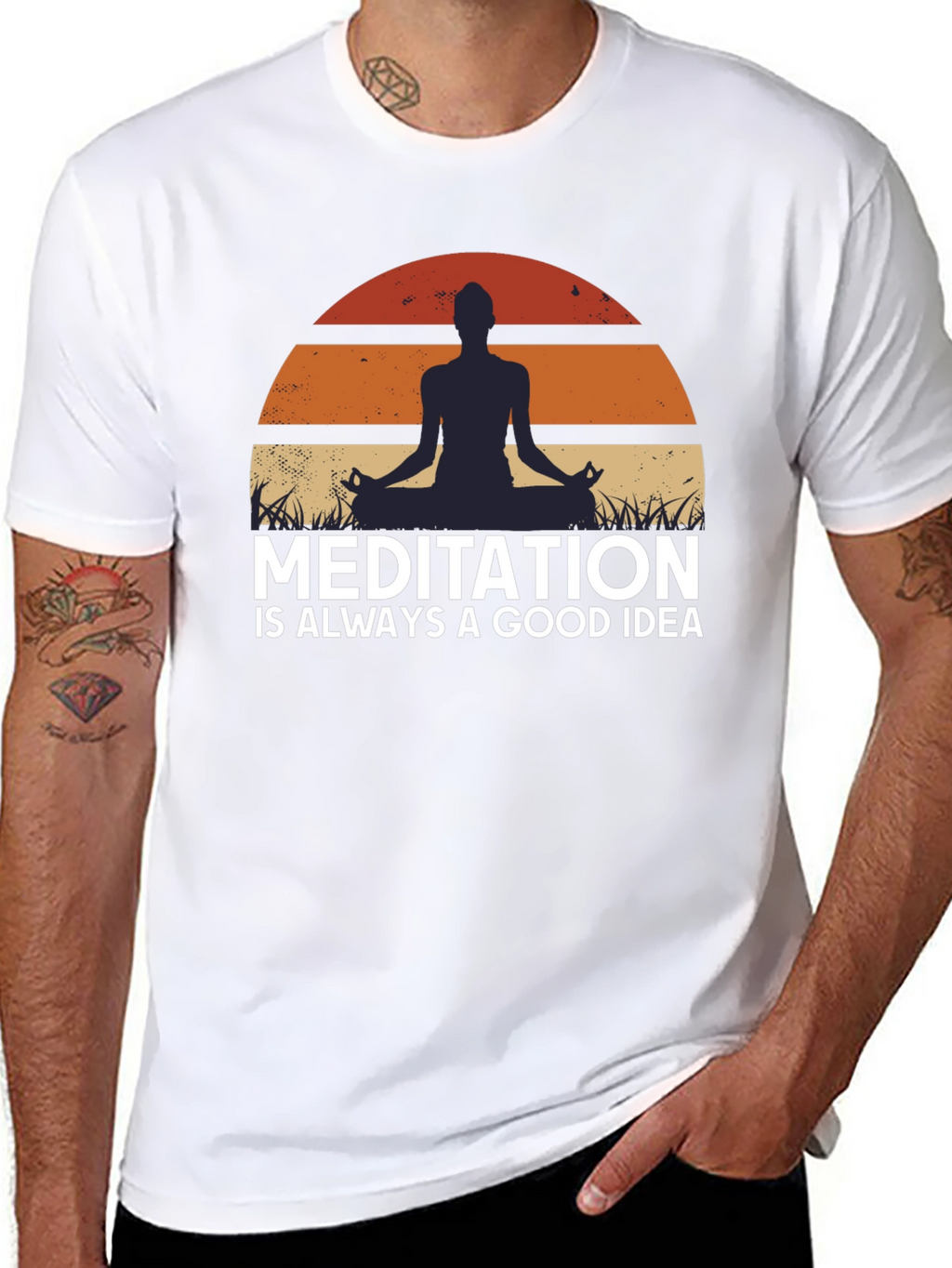 Camiseta Meditación Buena Idea Relax