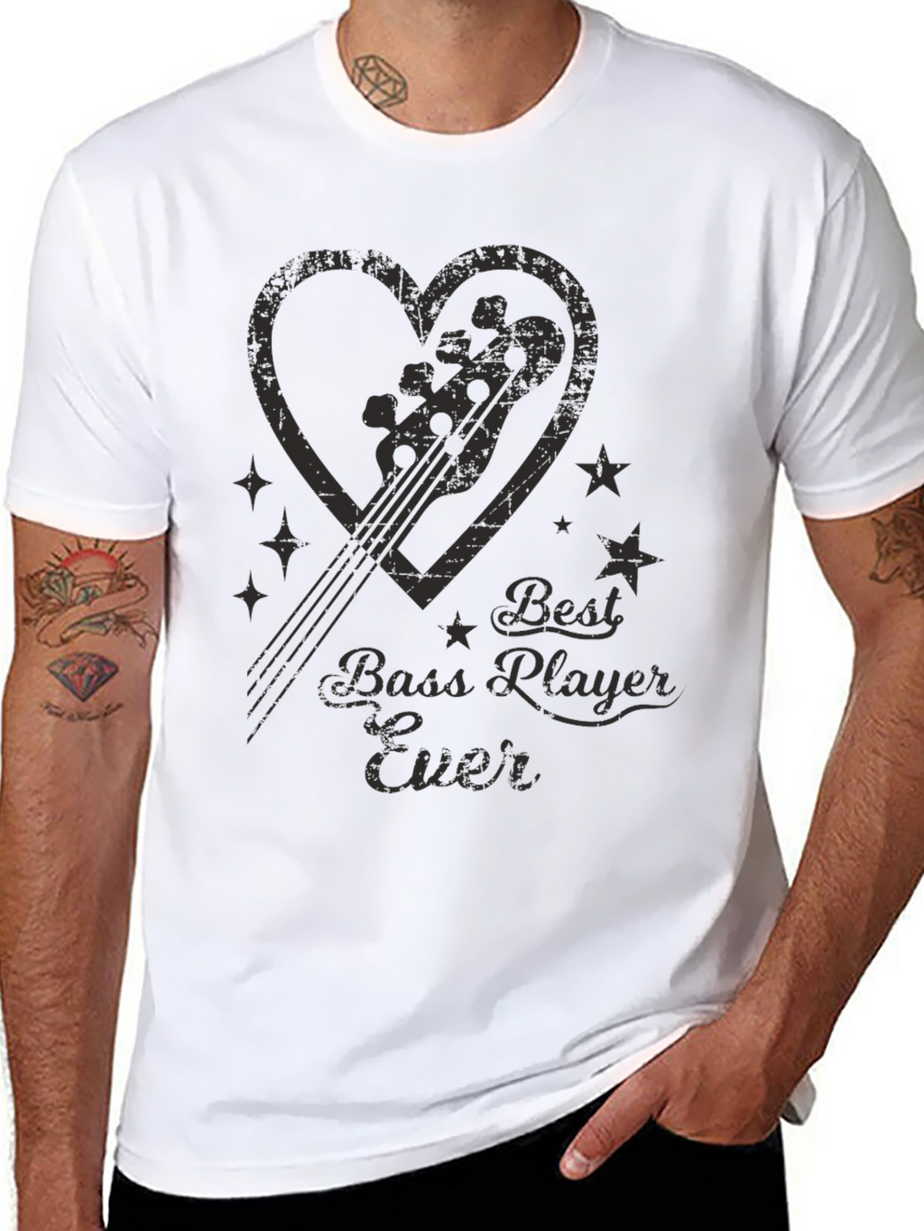 Camiseta Negra Best Bass Player Ever