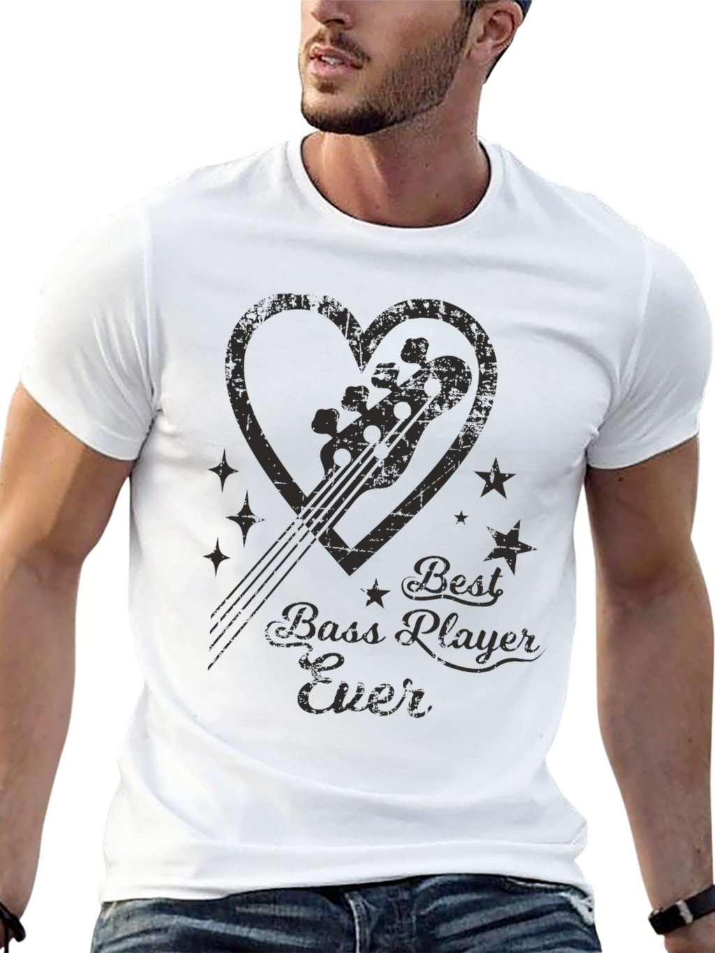 Camiseta Negra Best Bass Player Ever
