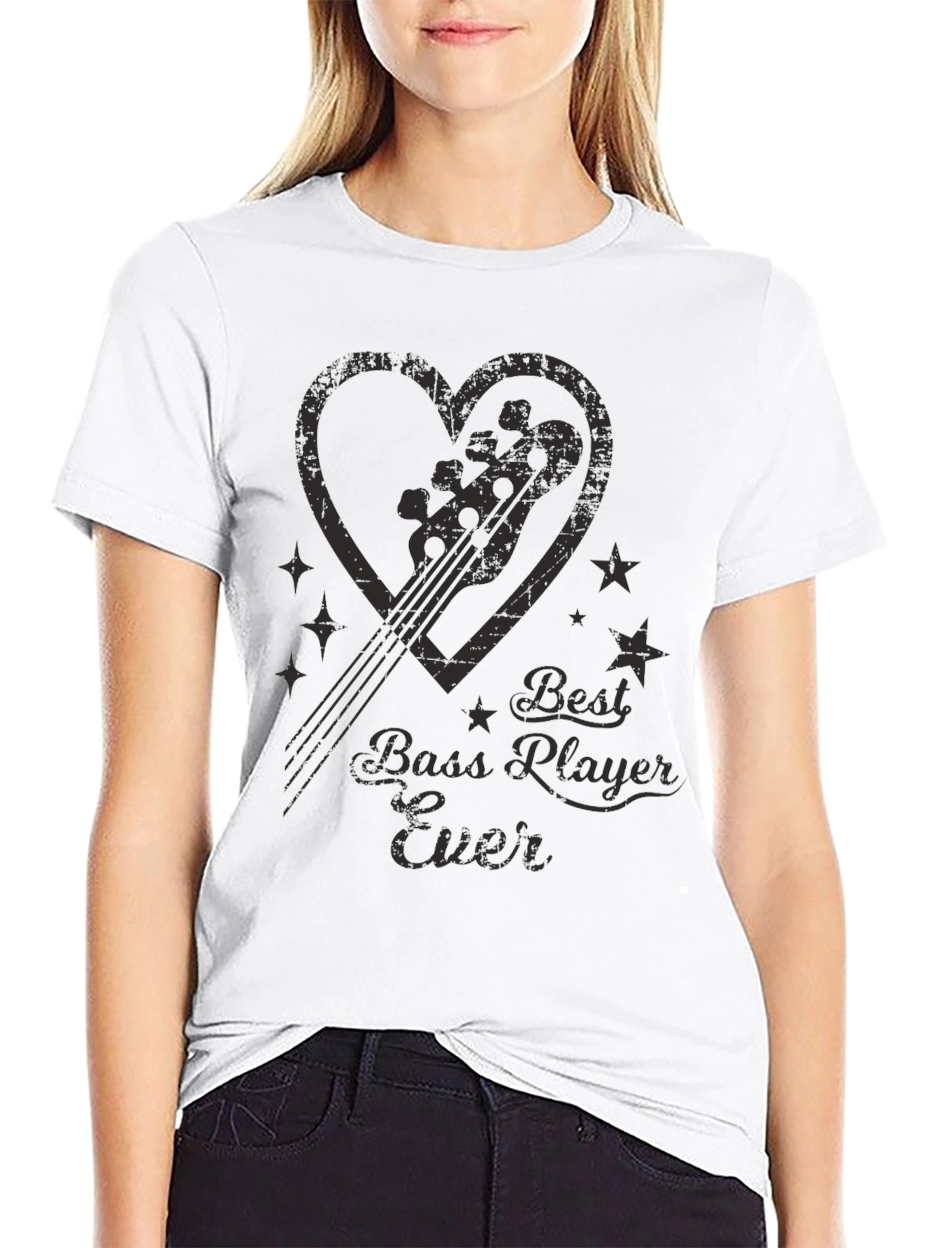 Camiseta Negra Best Bass Player Ever