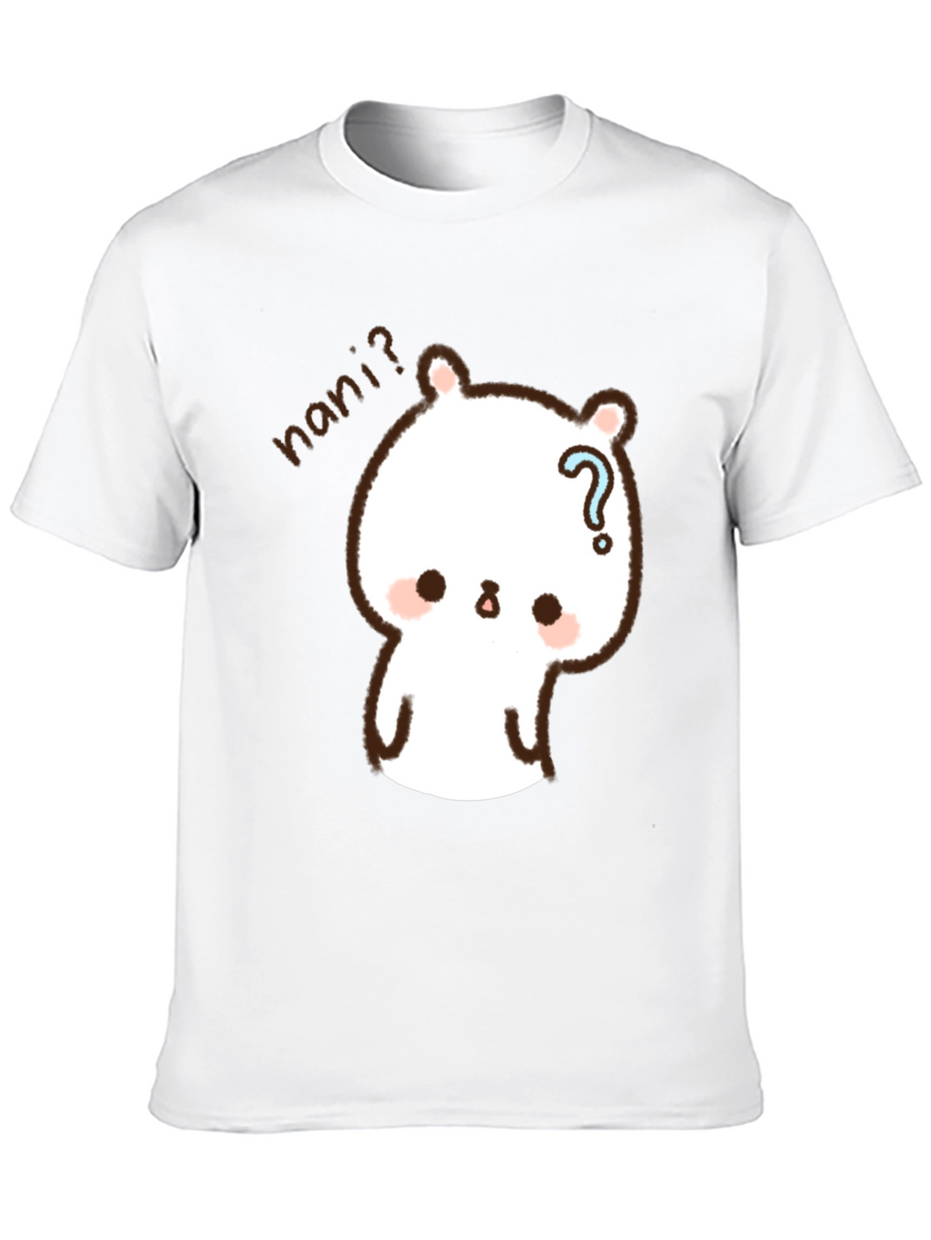 Camiseta Negra con Diseño de Conejo Nani?