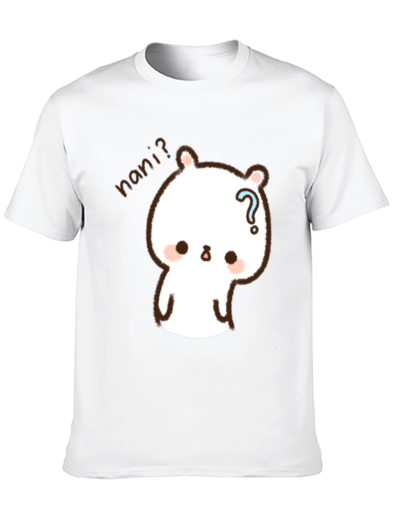 Camiseta Negra con Diseño de Conejo Nani?