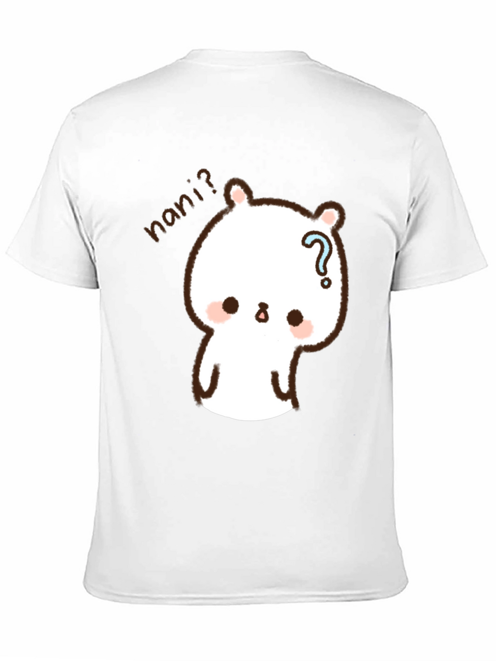 Camiseta Negra con Diseño de Conejo Nani?