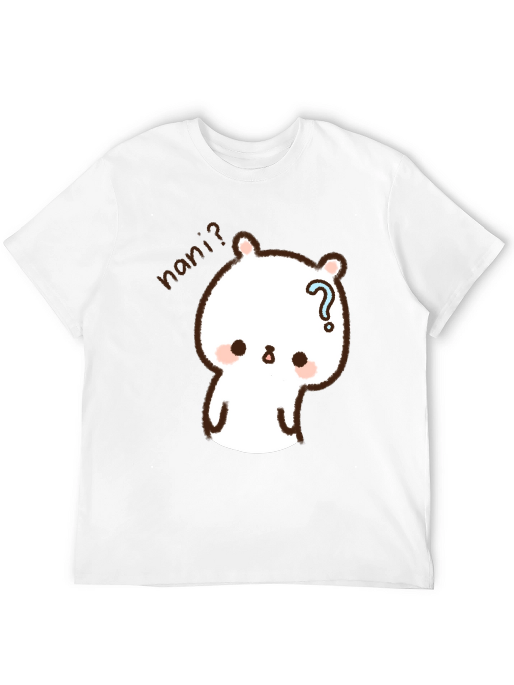 Camiseta Negra con Diseño de Conejo Nani?