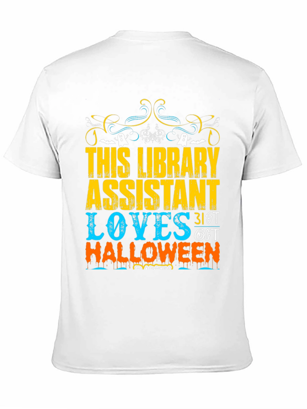 Camiseta Halloween Asistente Biblioteca