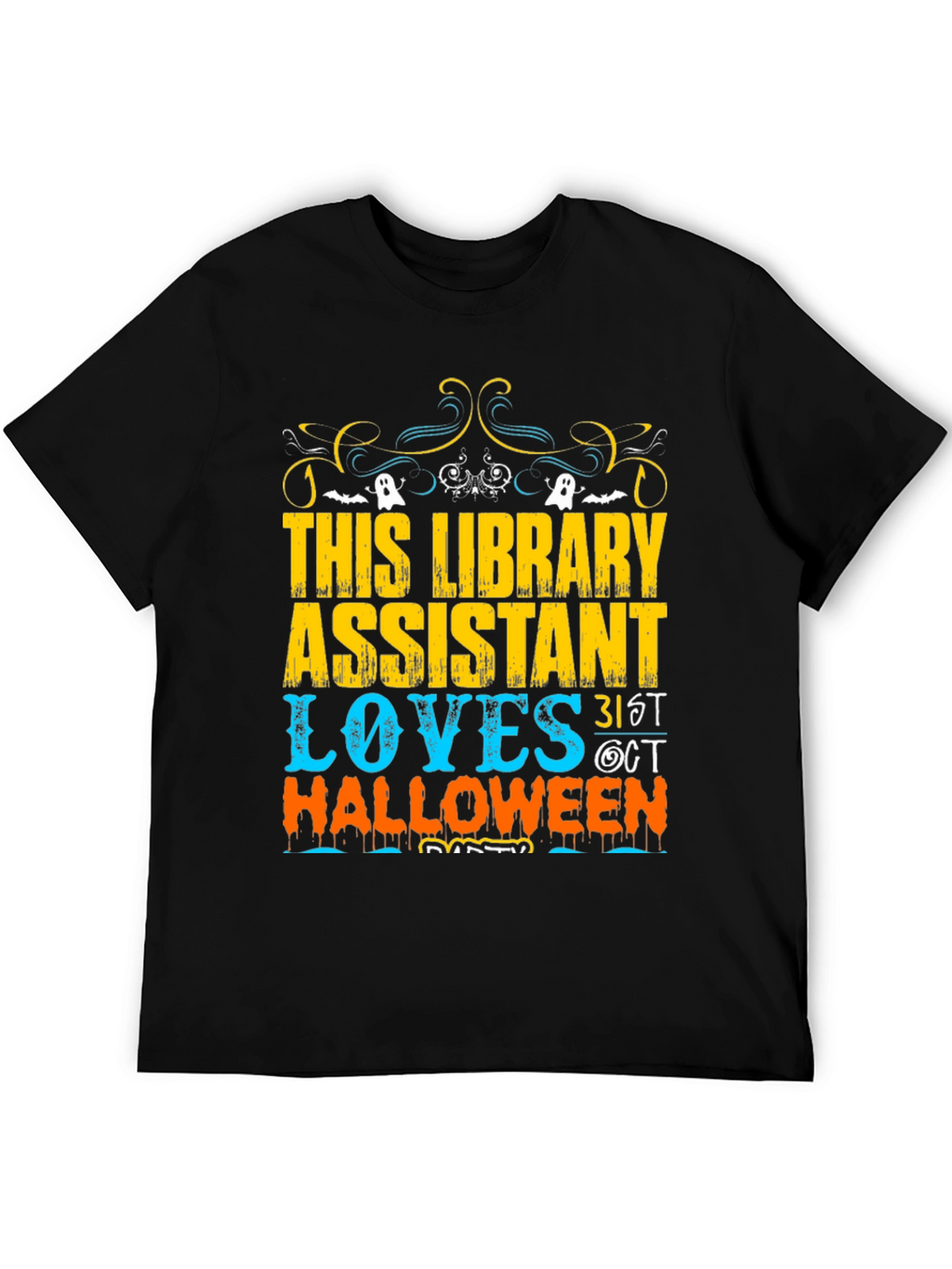 Camiseta Halloween Asistente Biblioteca