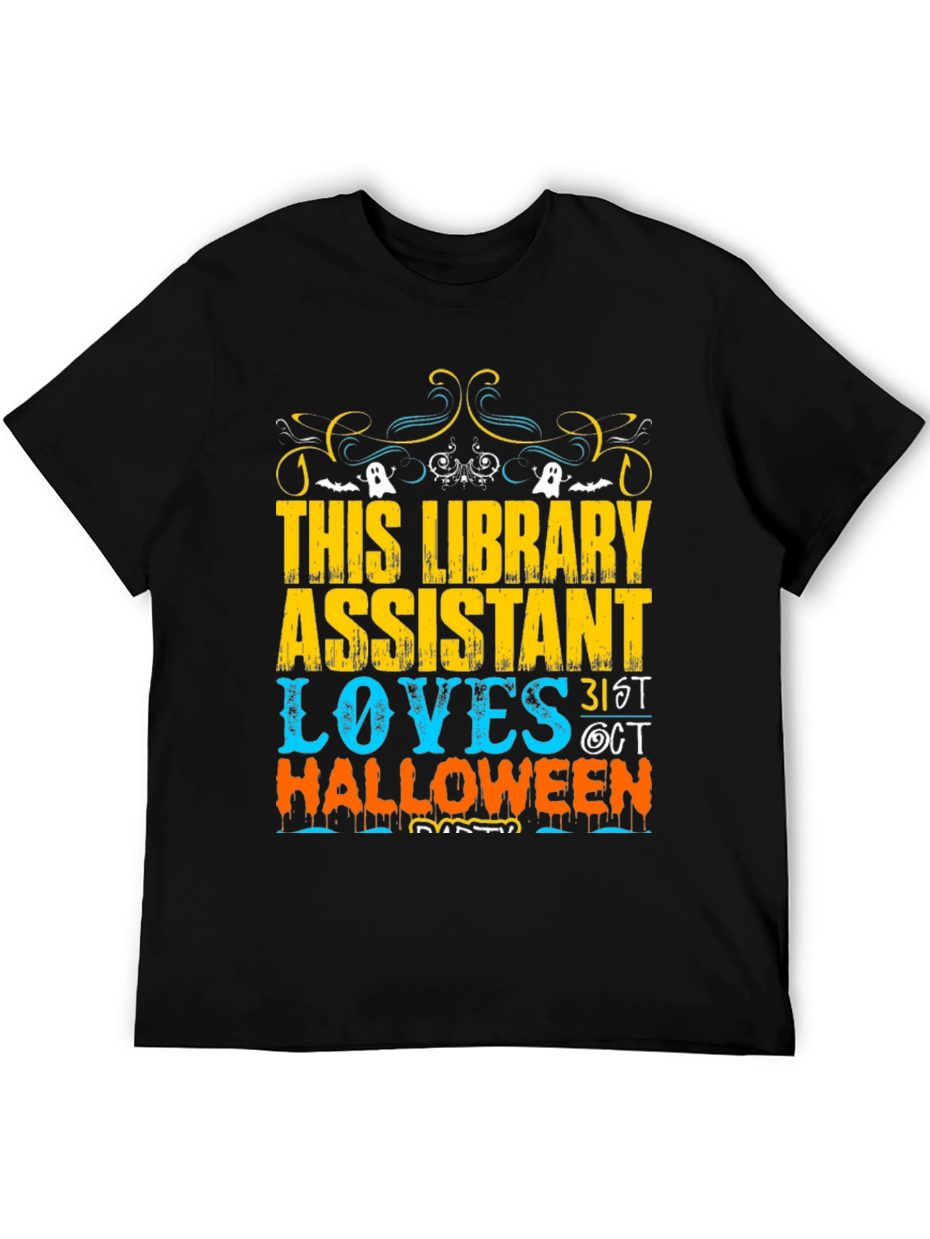 Camiseta Halloween Asistente Biblioteca