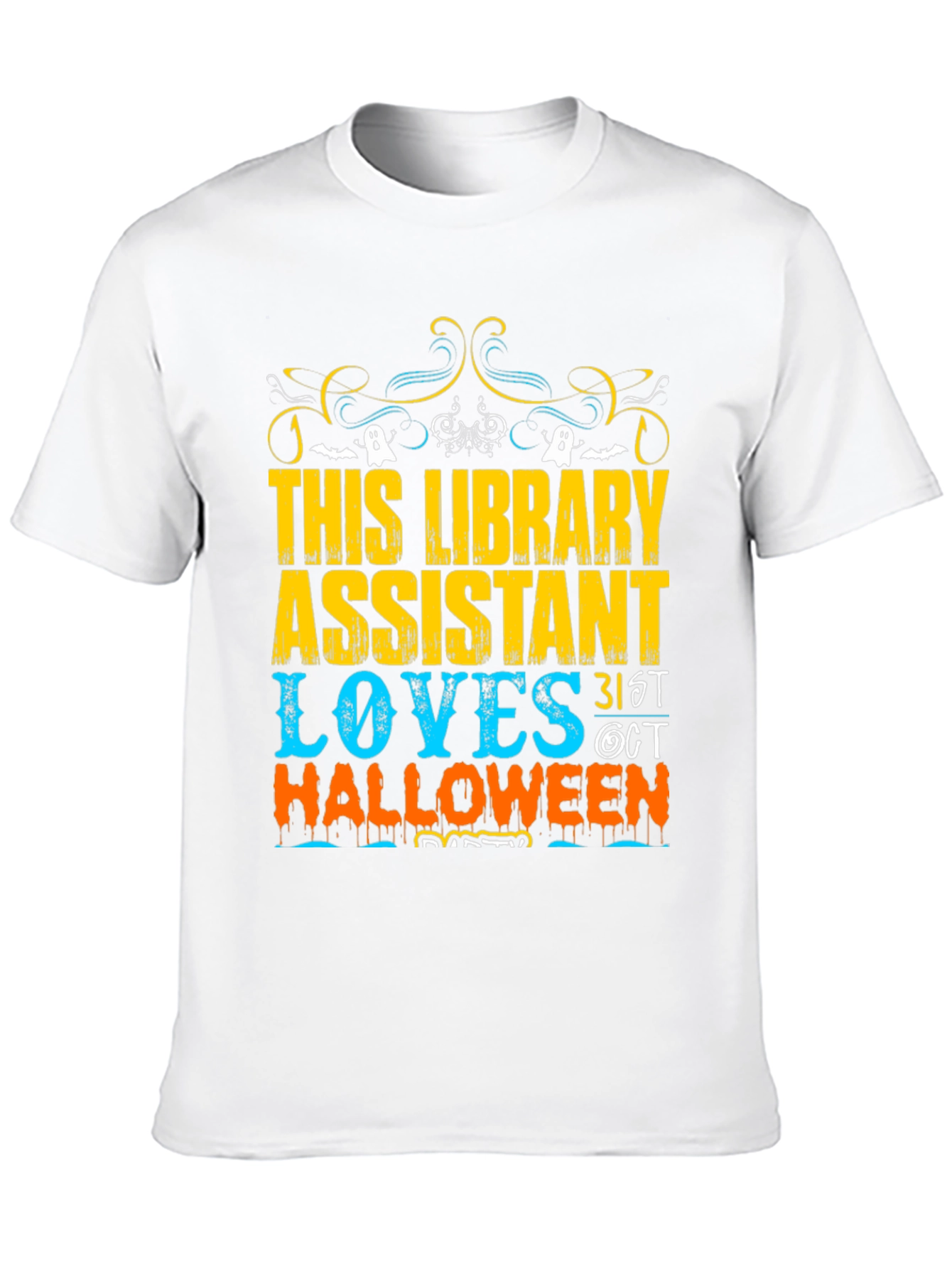 Camiseta Halloween Asistente Biblioteca