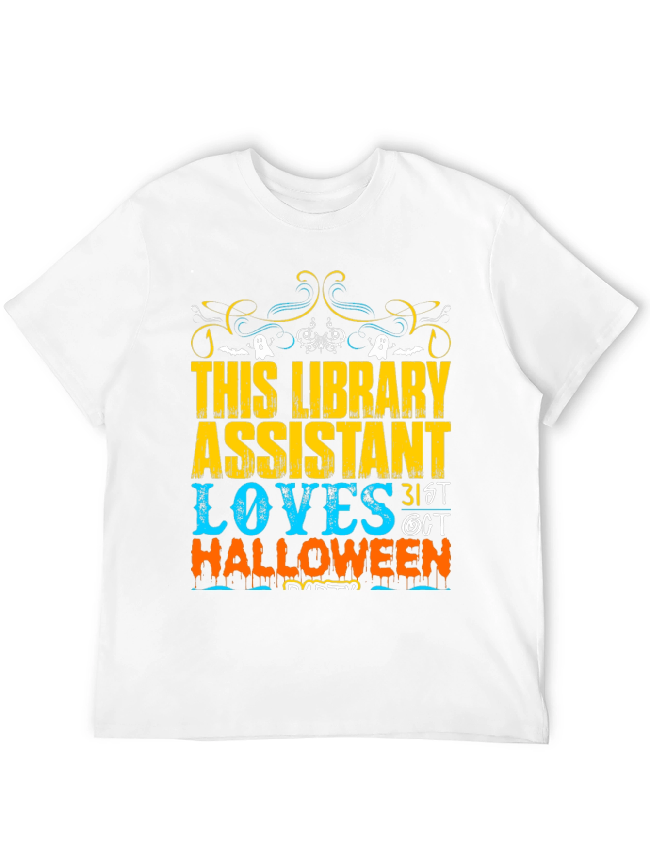 Camiseta Halloween Asistente Biblioteca