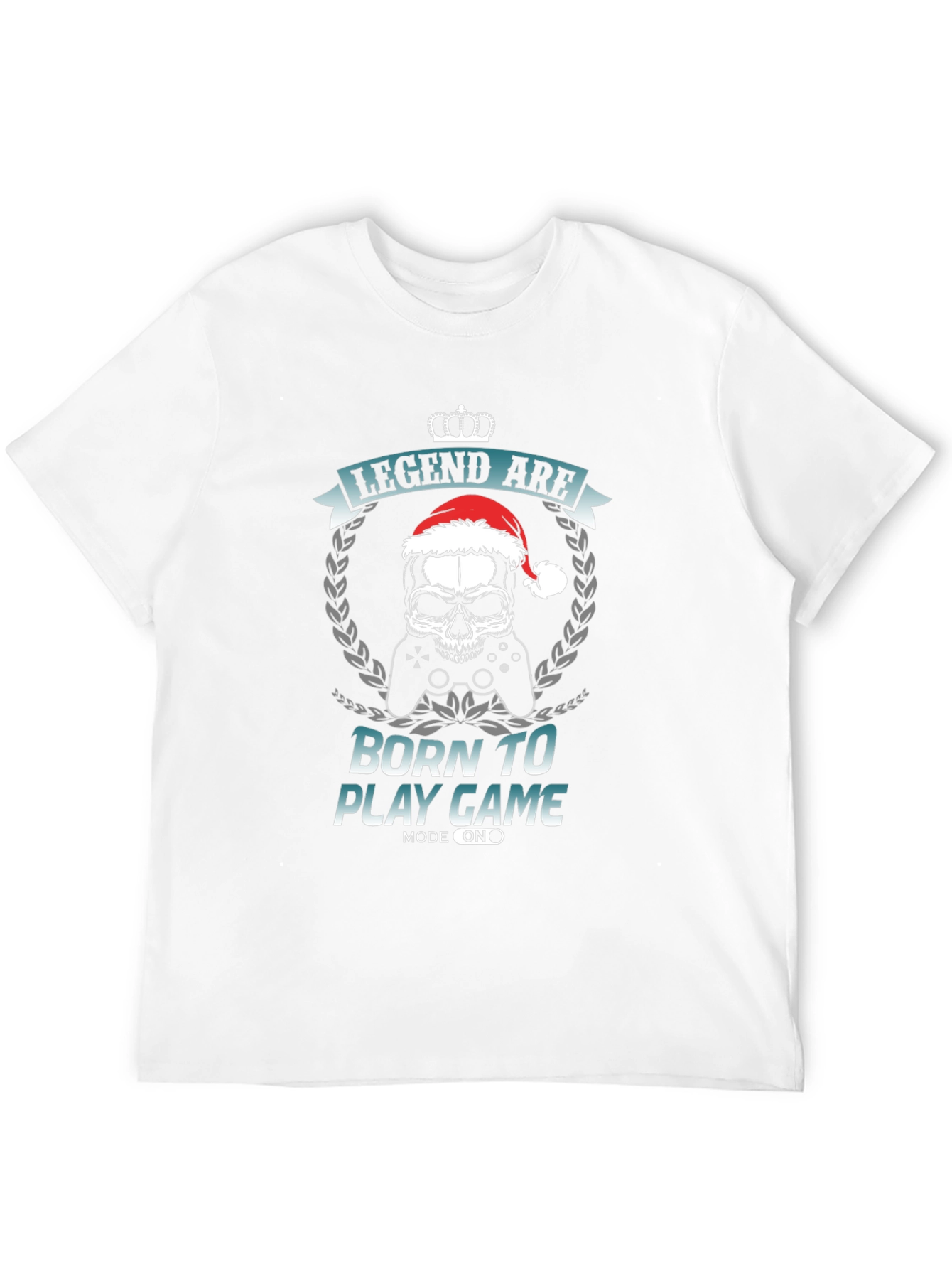 Camiseta Gamer Negra Leyenda Navideña