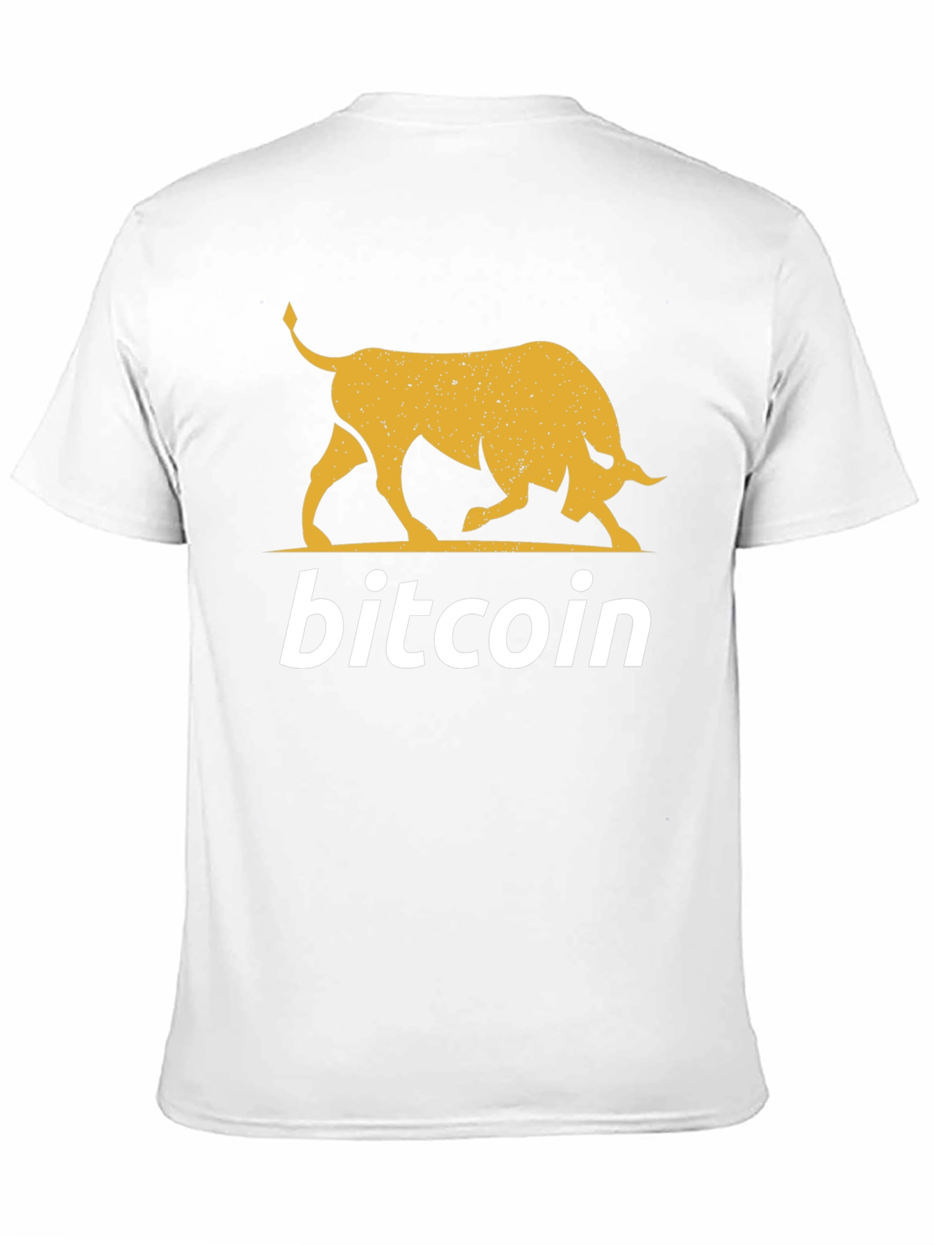 Camiseta Bitcoin Bull Black Crypto Moda