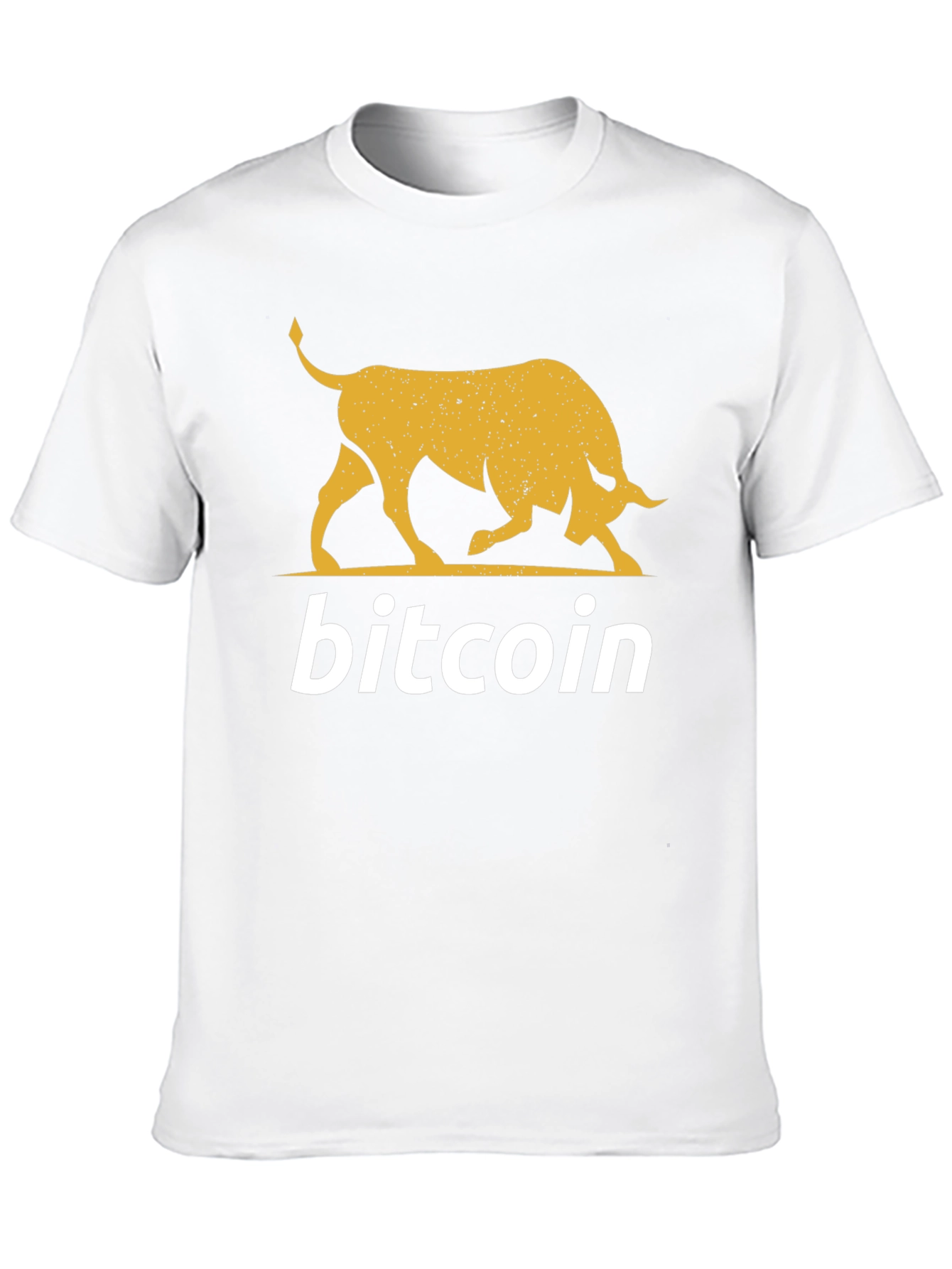 Camiseta Bitcoin Bull Black Crypto Moda