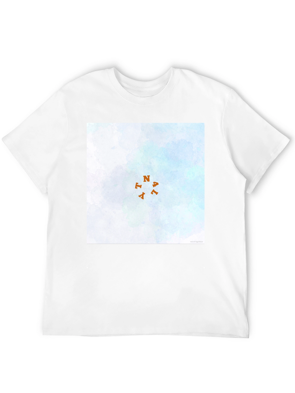 Camiseta Negra con Diseño Abstracto Natal