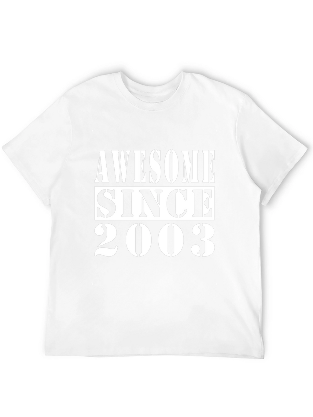 Camiseta Negra Awesome Since 2003